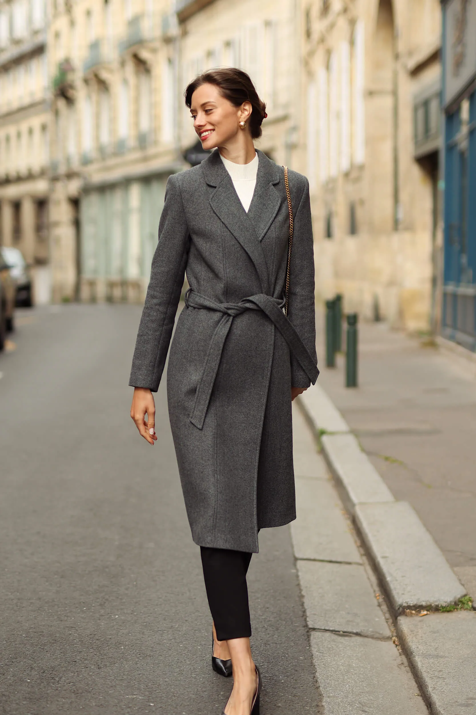 Colette Wrap Coat sold by GAALA product image thumbnail 2