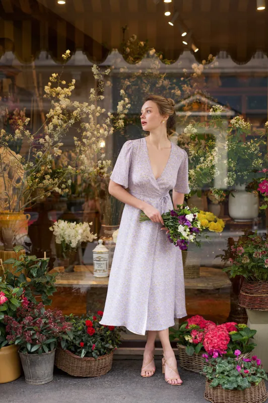 Charlotte Wrap Dress sold by GAALA