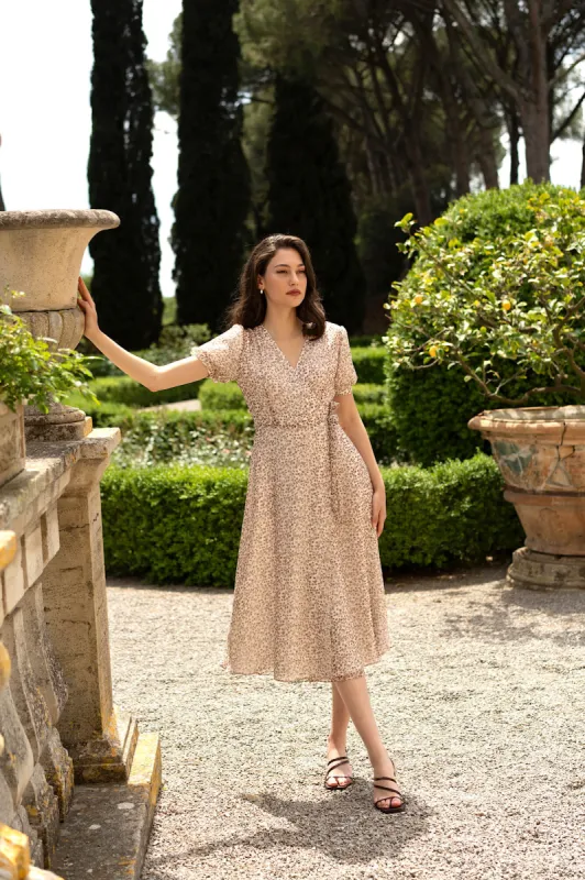 Paulette Wrap Dress sold by GAALA