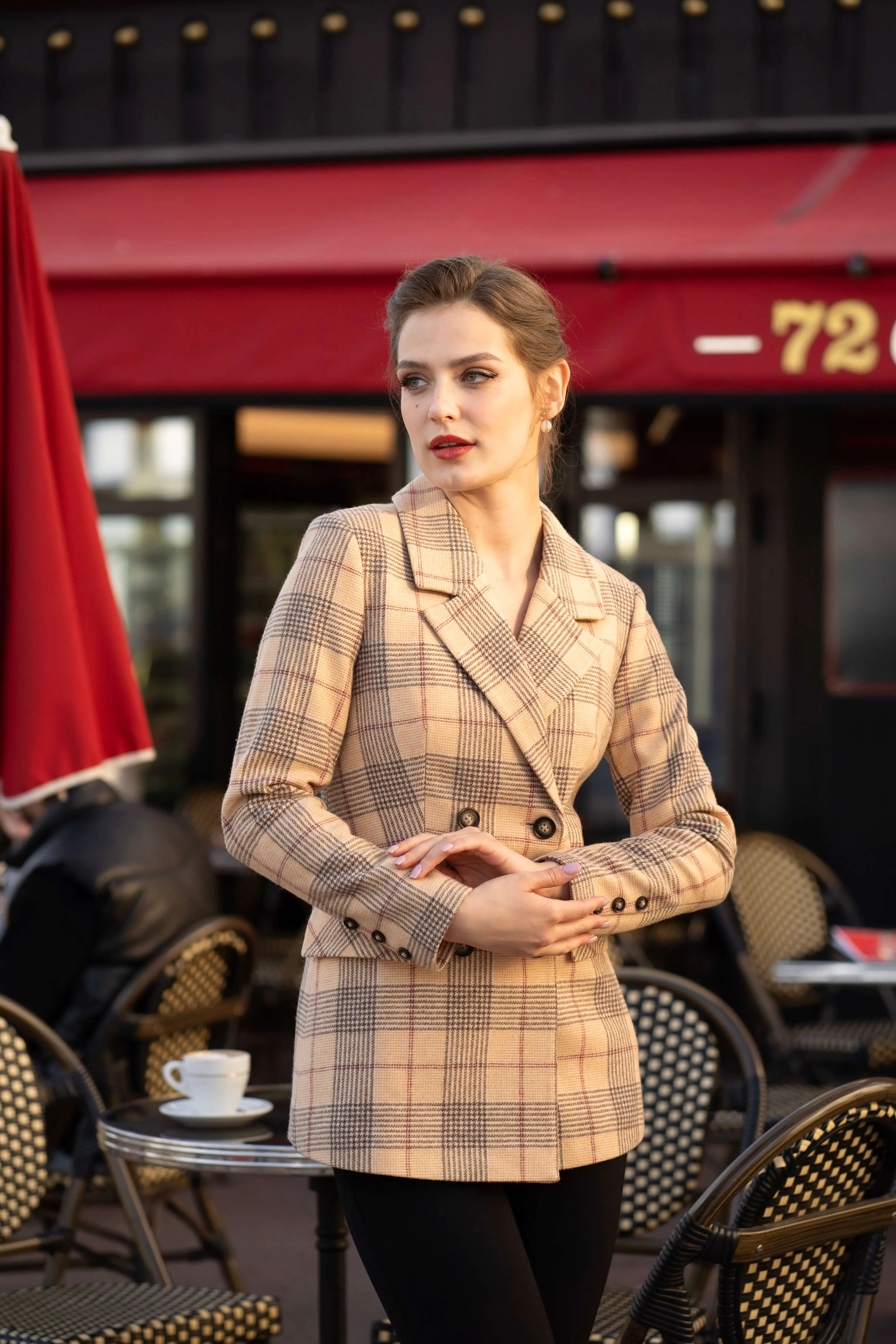 Christopher Plaid Blazer sold by GAALA product image thumbnail 5