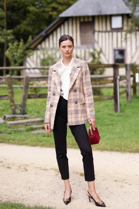 Christopher Plaid Blazer sold by GAALA