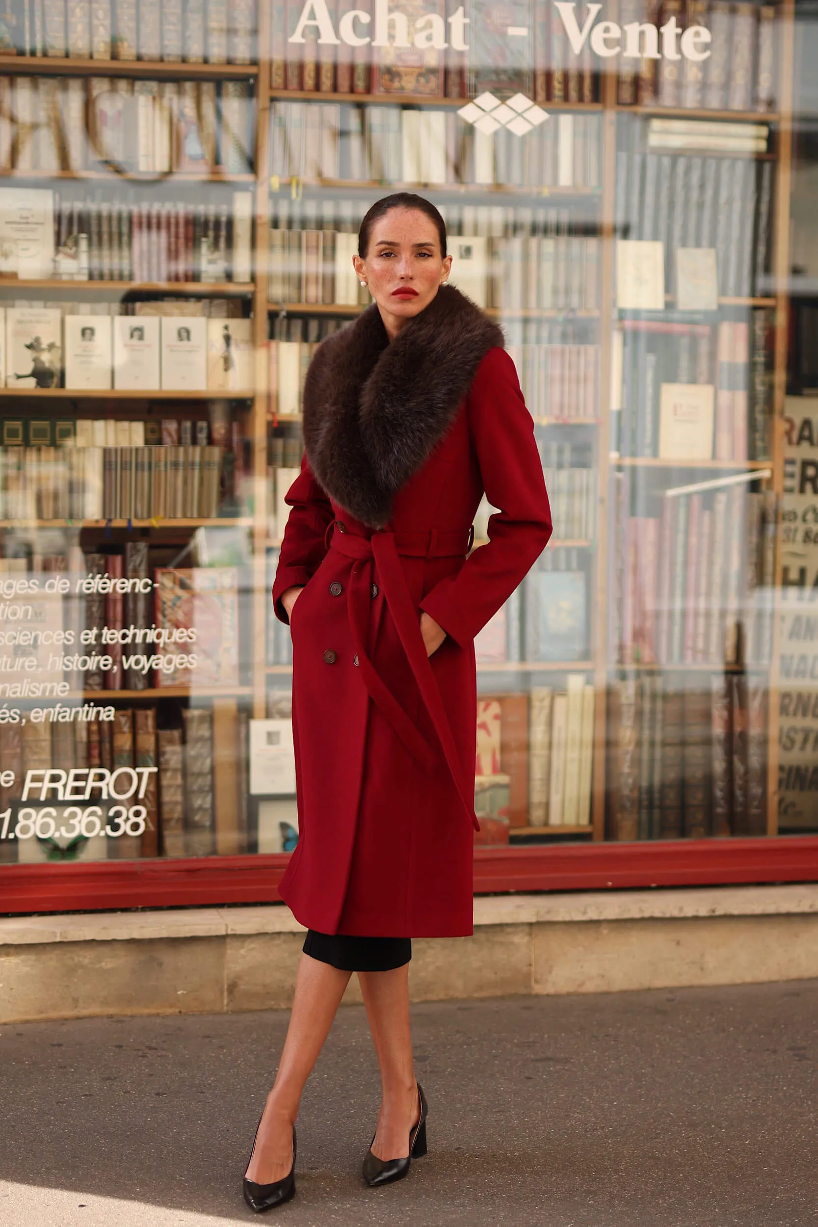 Angelina Faux Fur Coat sold by GAALA