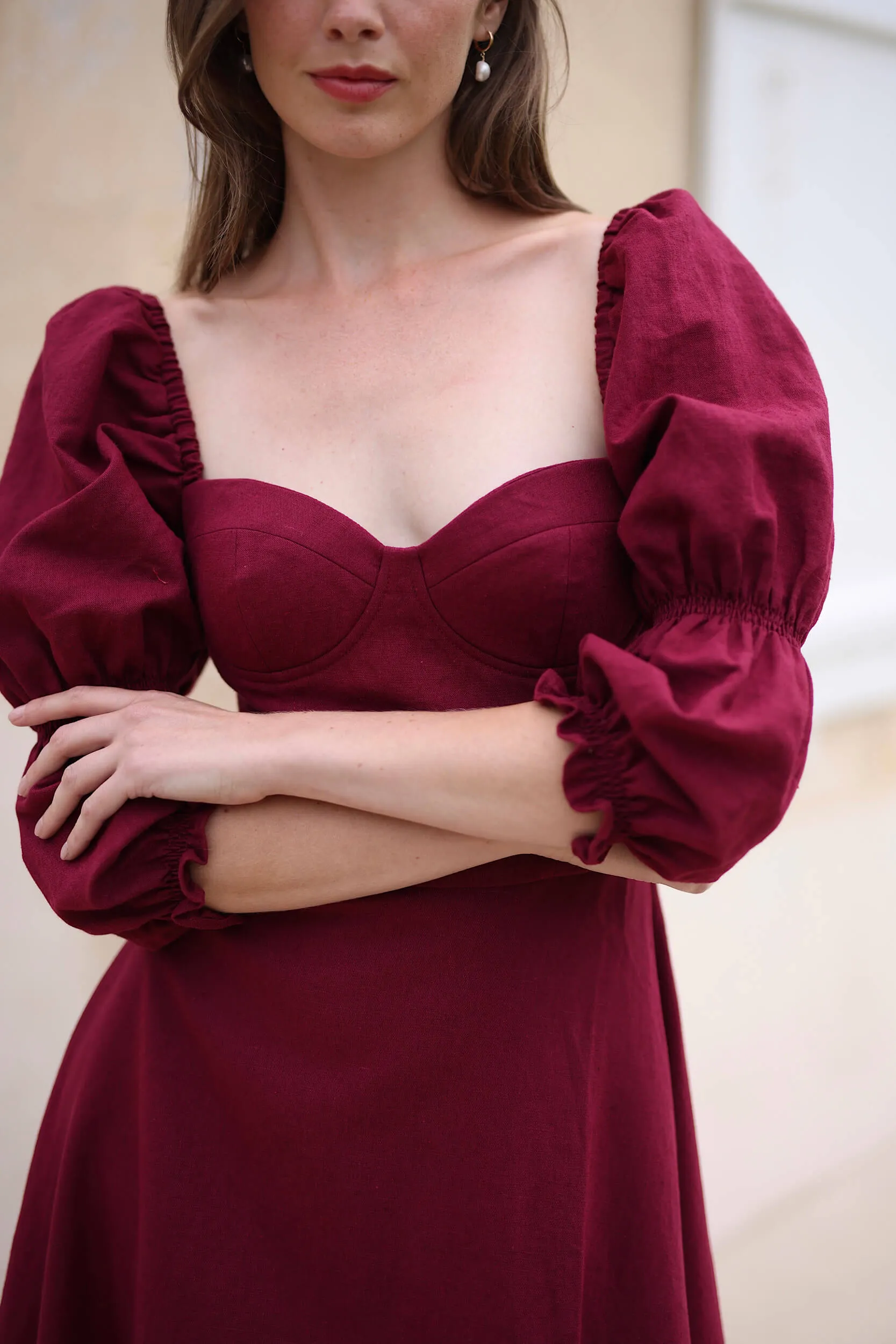 Juliette Linen Dress sold by GAALA product image thumbnail 5