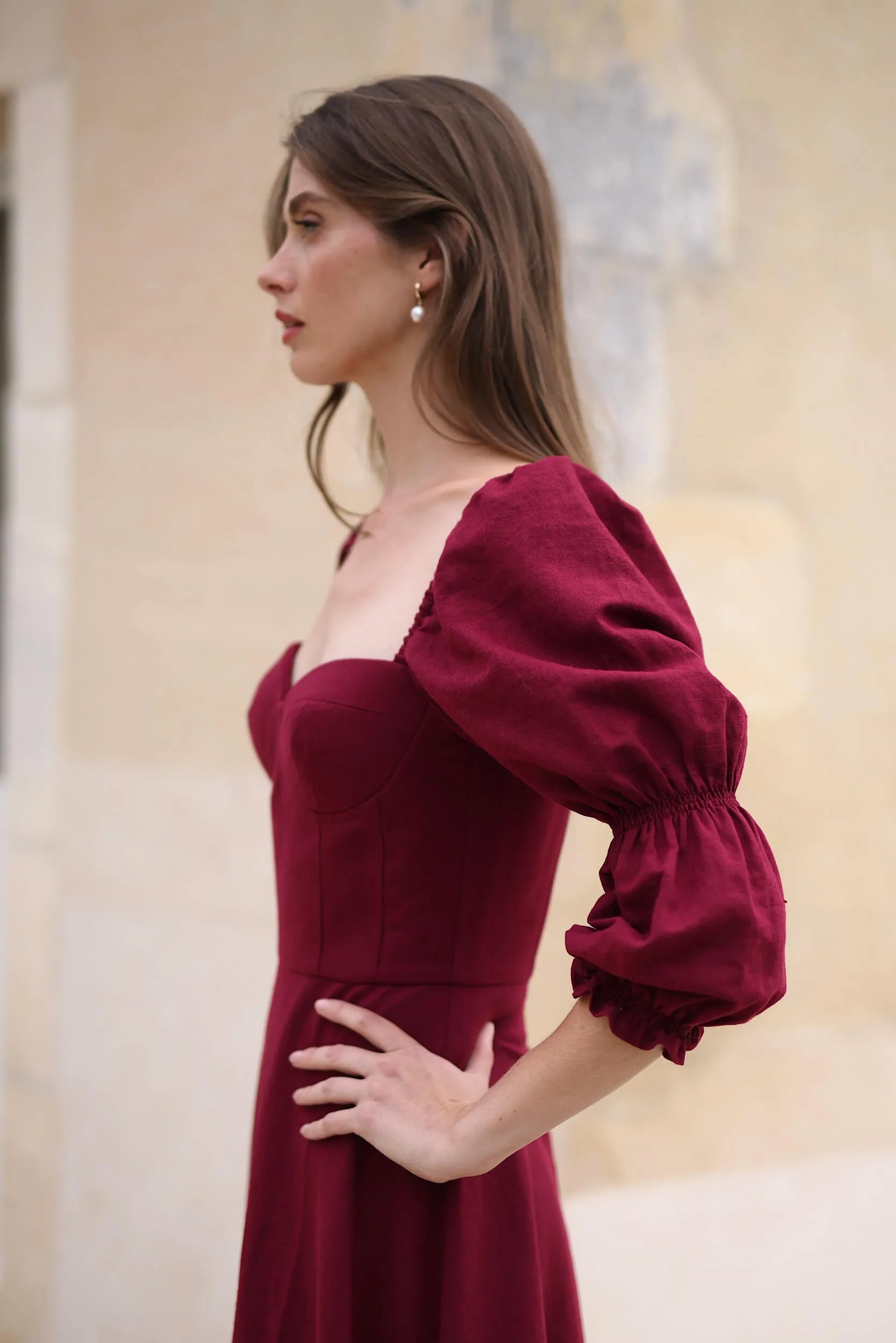 Juliette Linen Dress sold by GAALA product image thumbnail 4