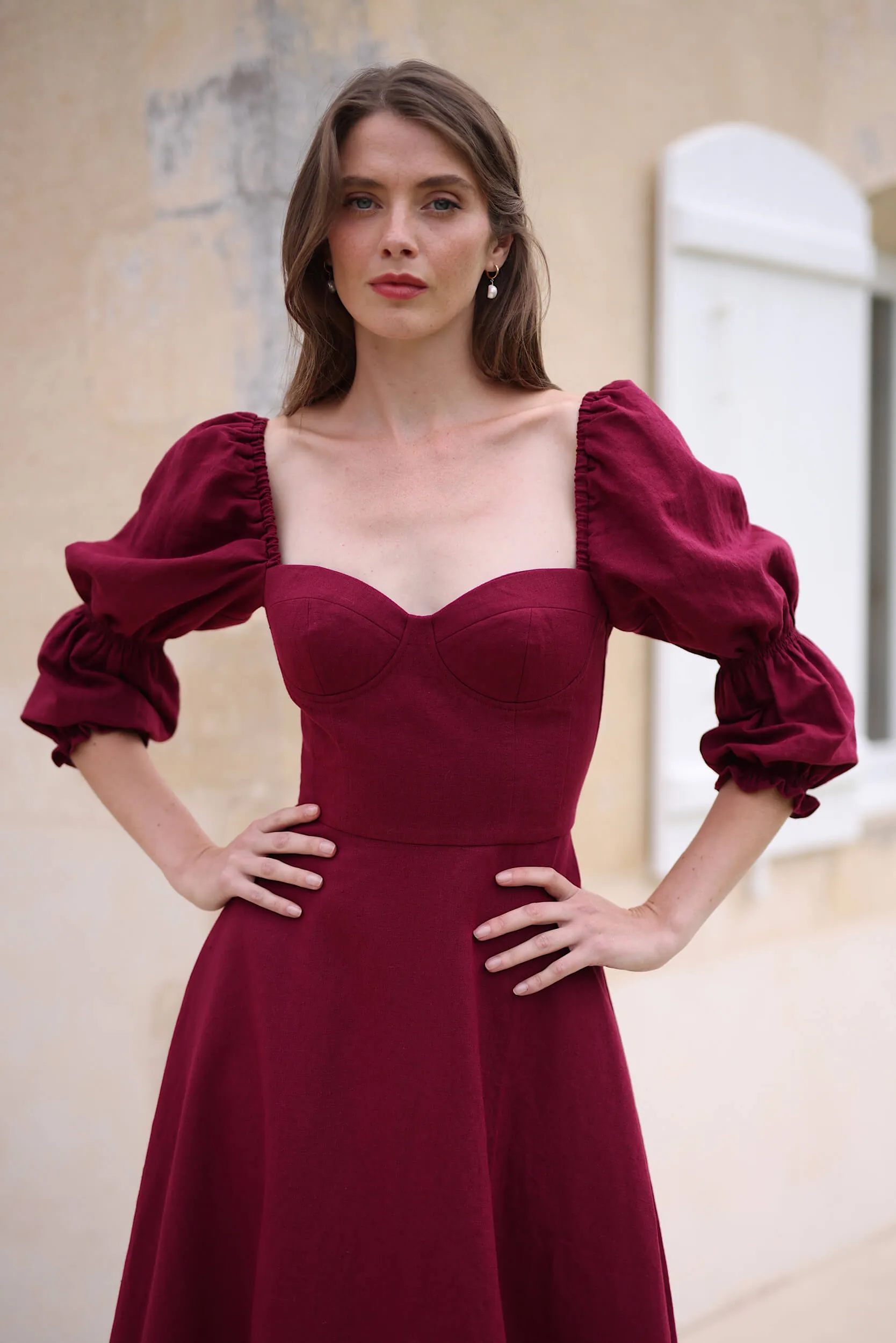 Juliette Linen Dress sold by GAALA