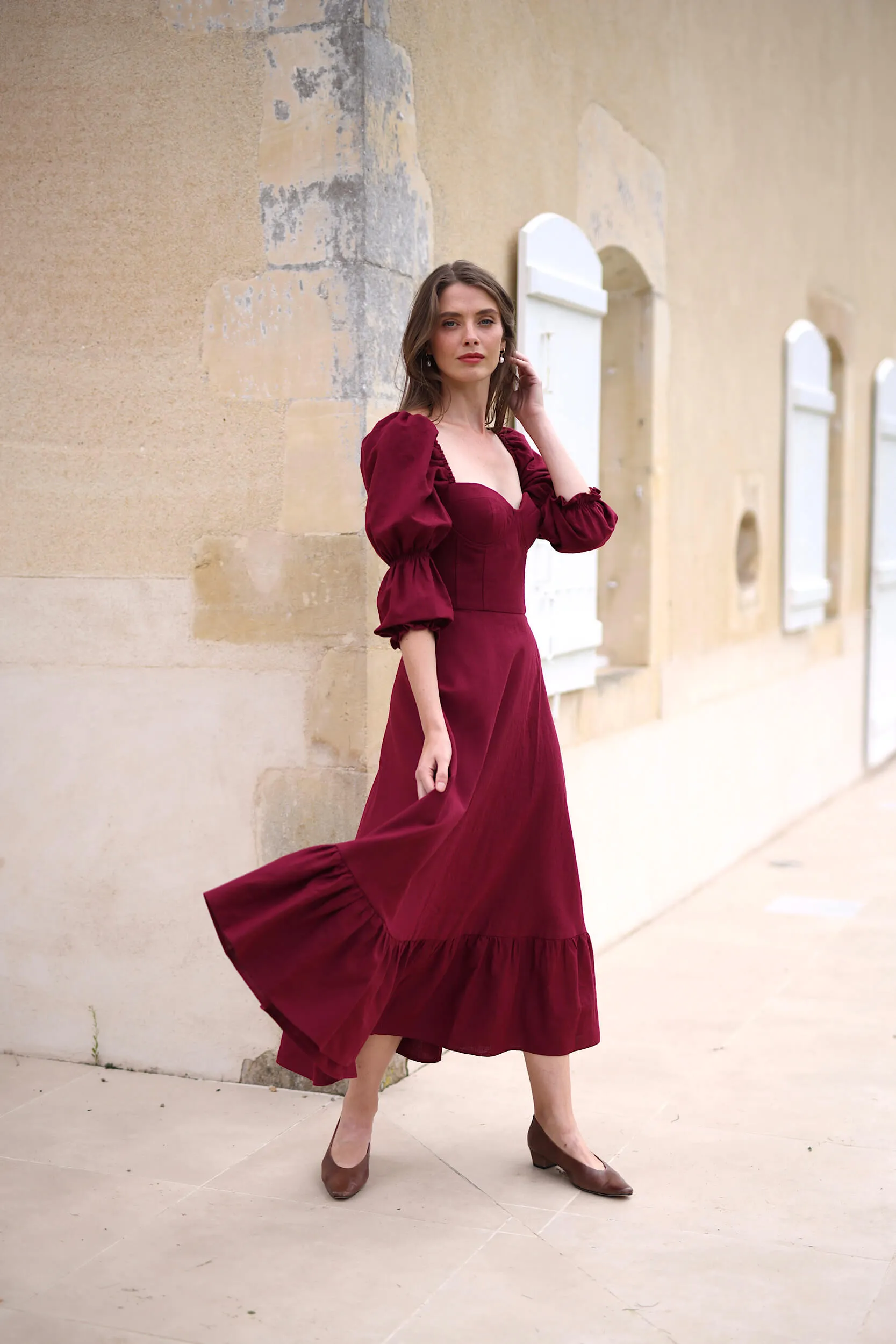 Juliette Linen Dress sold by GAALA product image thumbnail 2