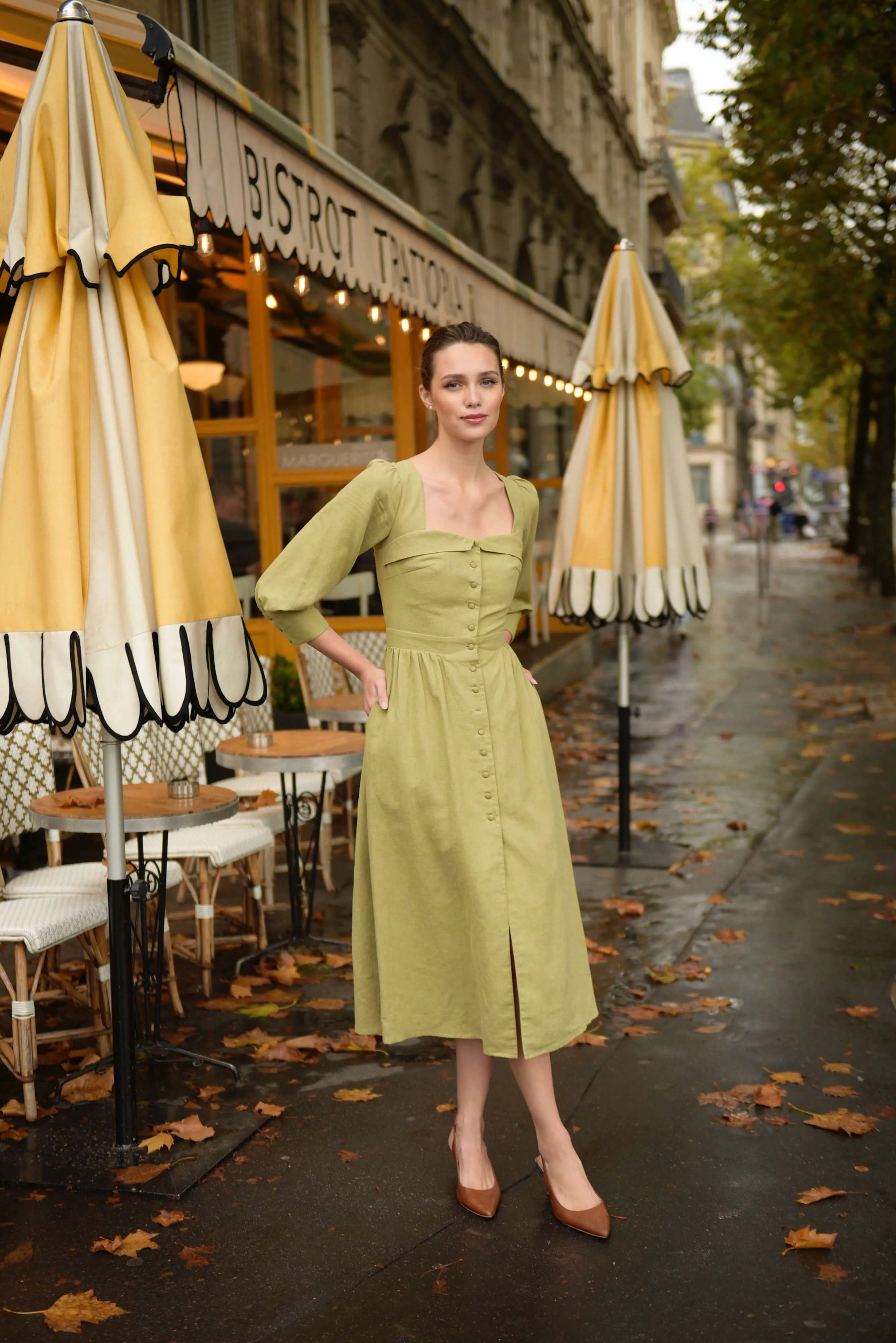 Esther Linen Dress sold by GAALA product image thumbnail 2