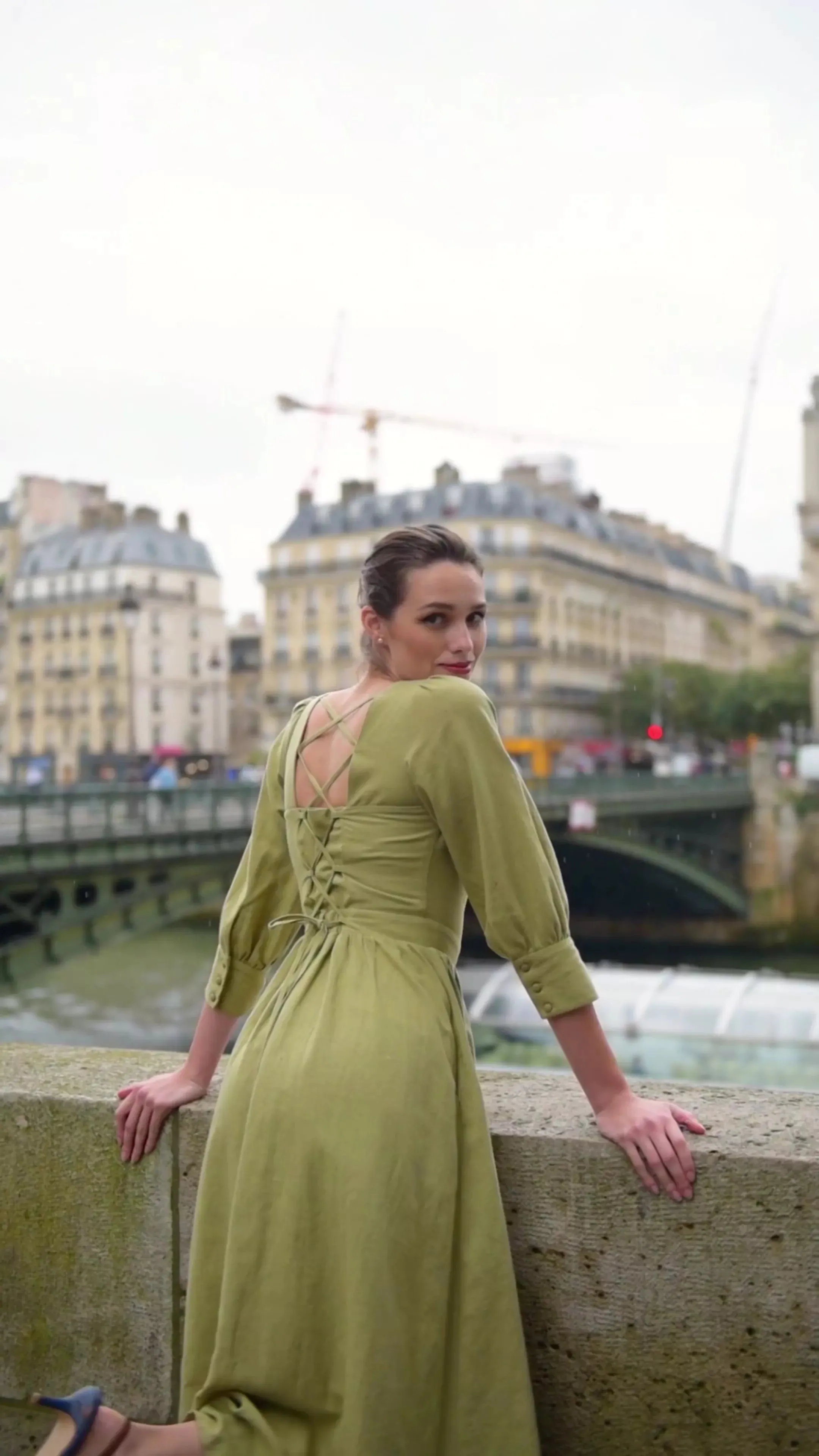 Esther Linen Dress sold by GAALA product image thumbnail 3