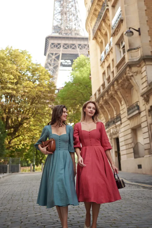 Bardetta Linen Dress sold by GAALA