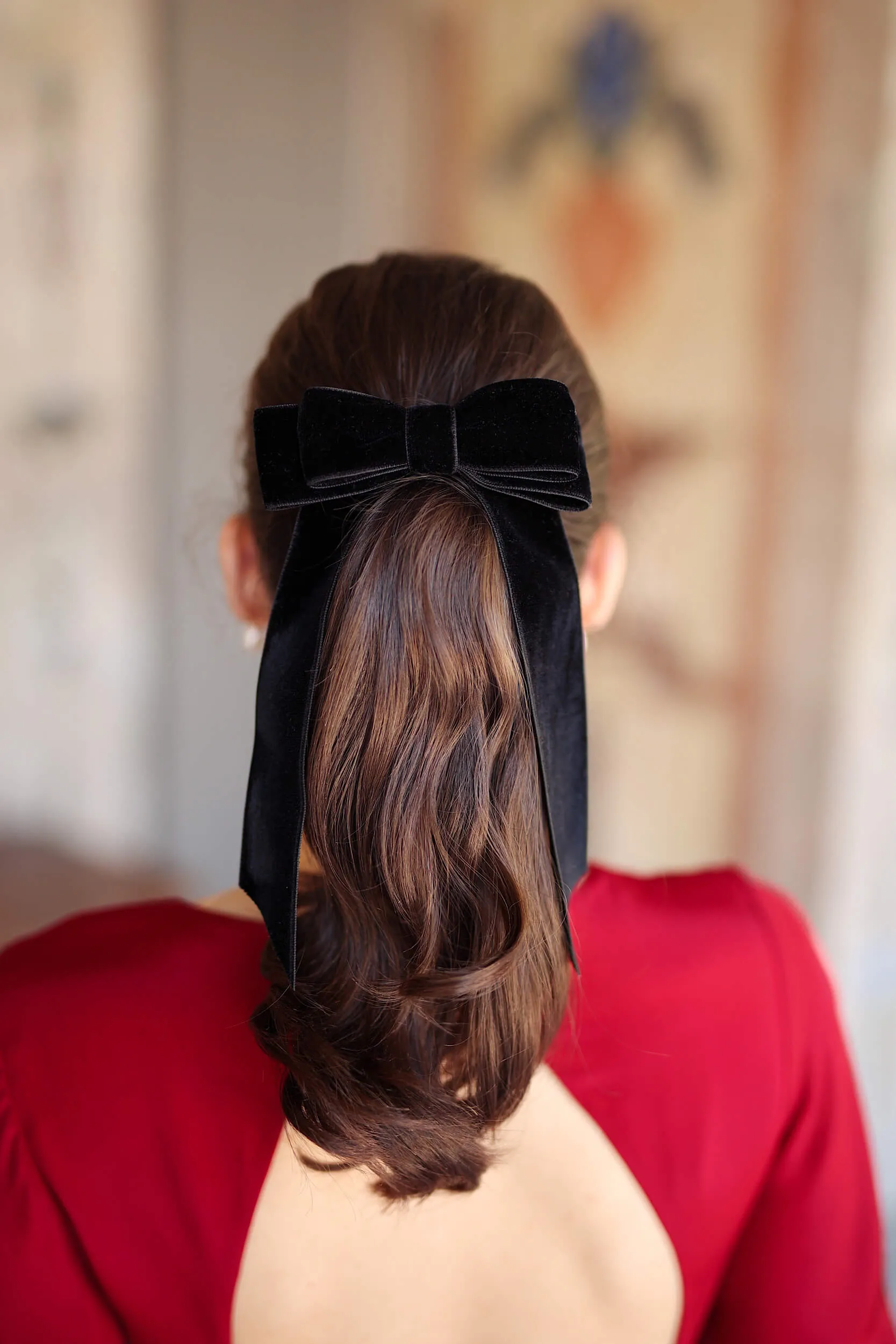Anni Velvet Hair Bow sold by GAALA product image thumbnail 4