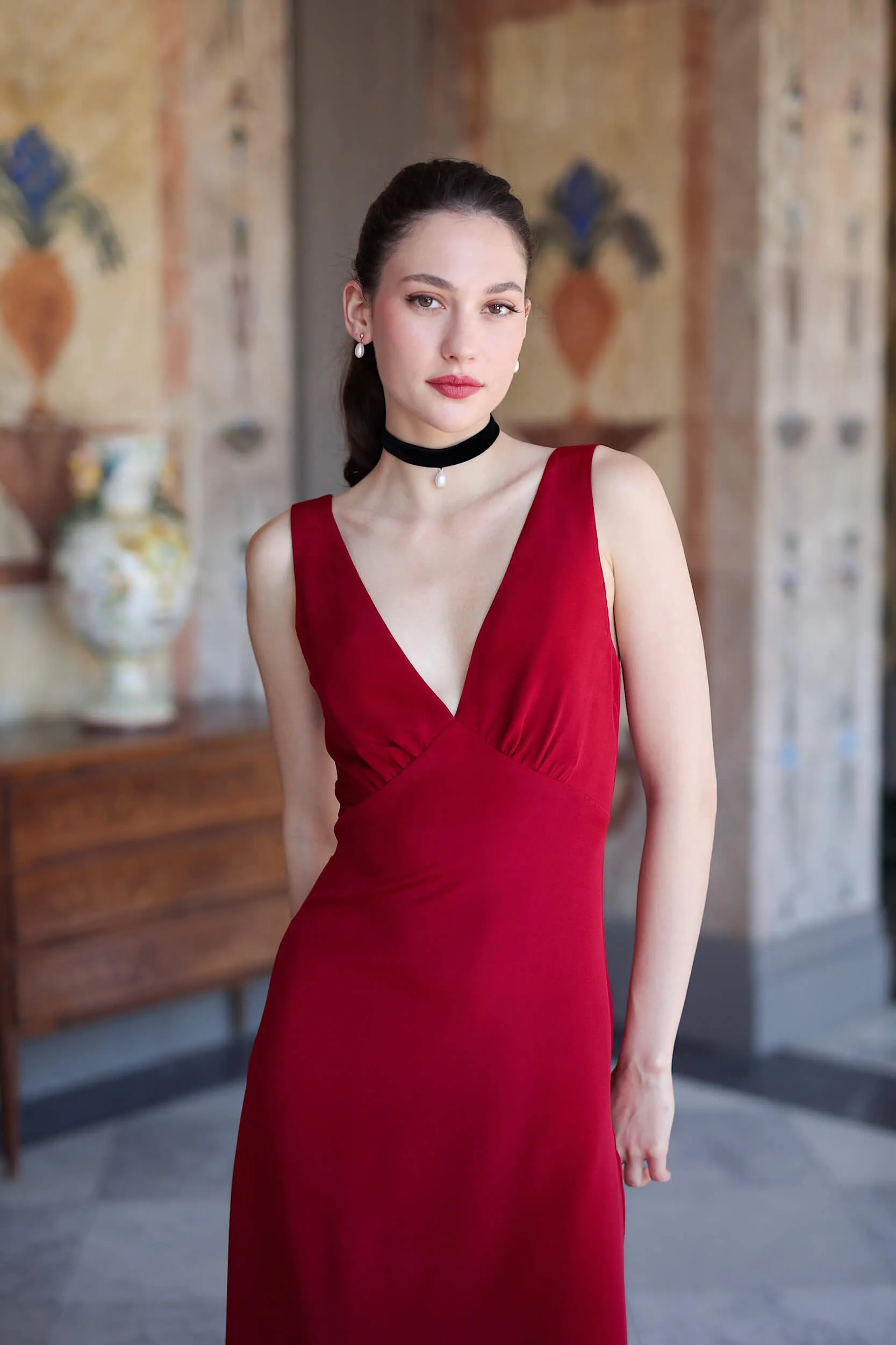 Olie Velvet Choker sold by GAALA product image thumbnail 2