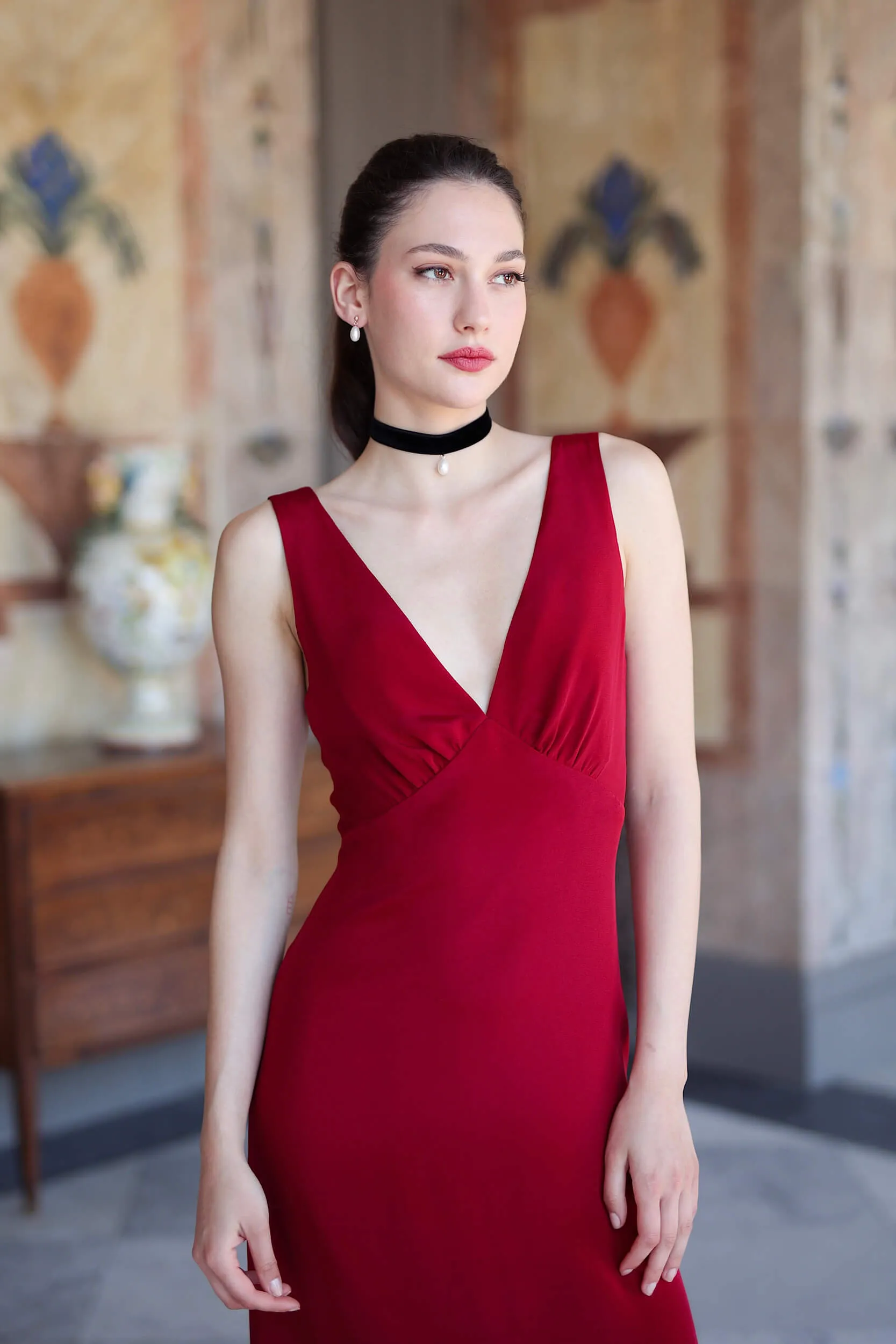 Olie Velvet Choker sold by GAALA product image thumbnail 4