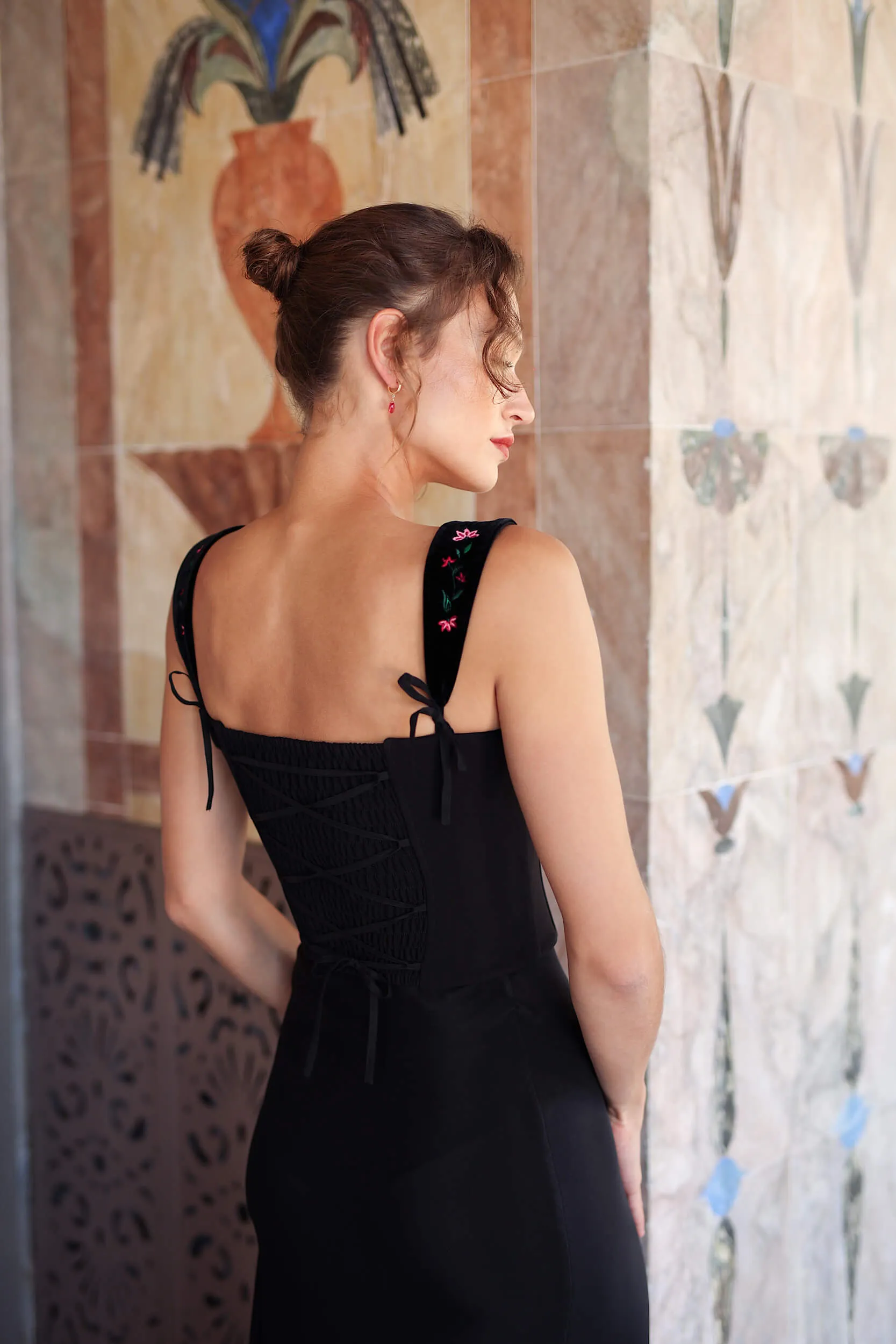 Jeanette Embroidery Corset Top sold by GAALA product image thumbnail 5