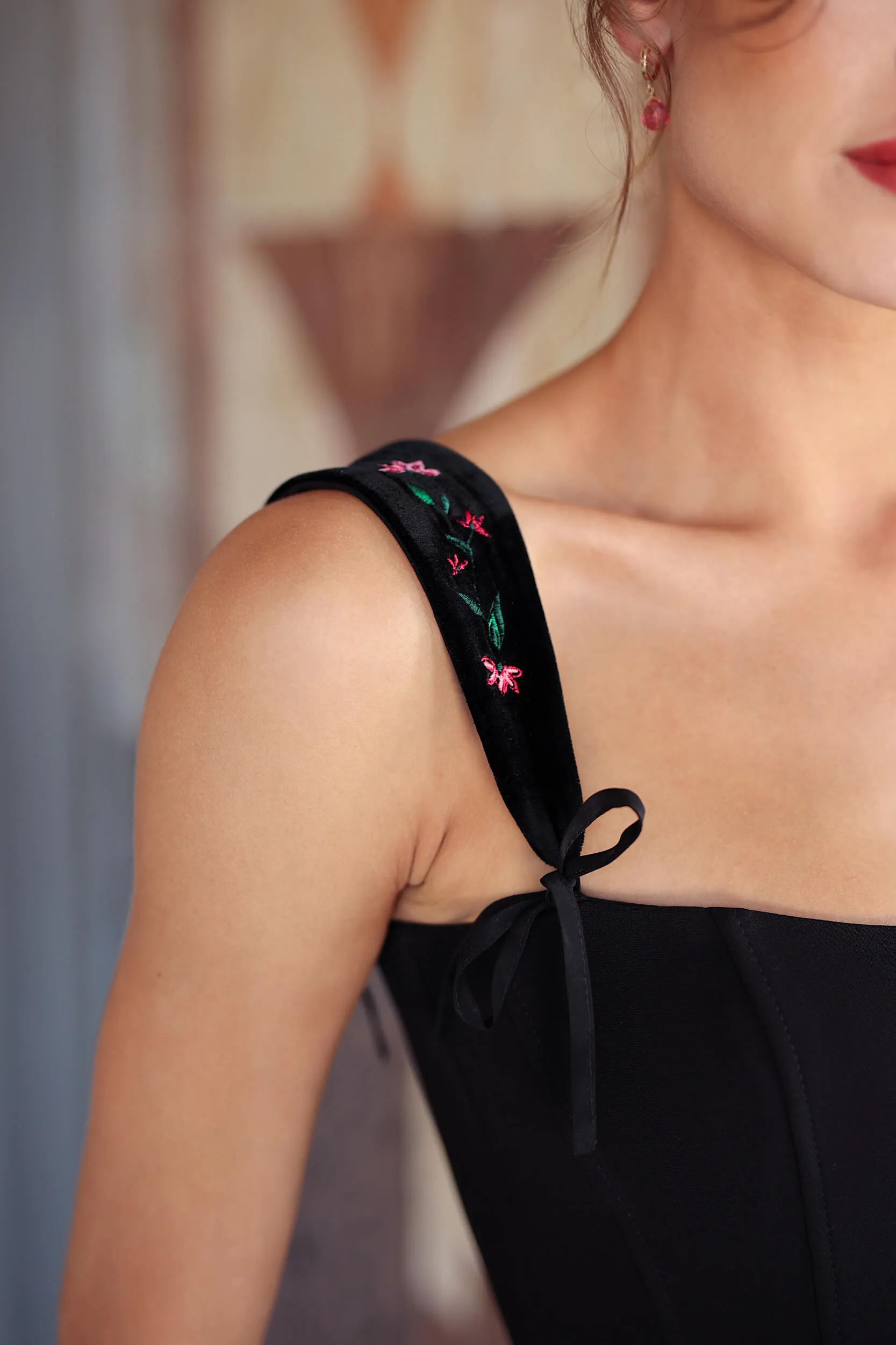 Jeanette Embroidery Corset Top sold by GAALA product image thumbnail 4