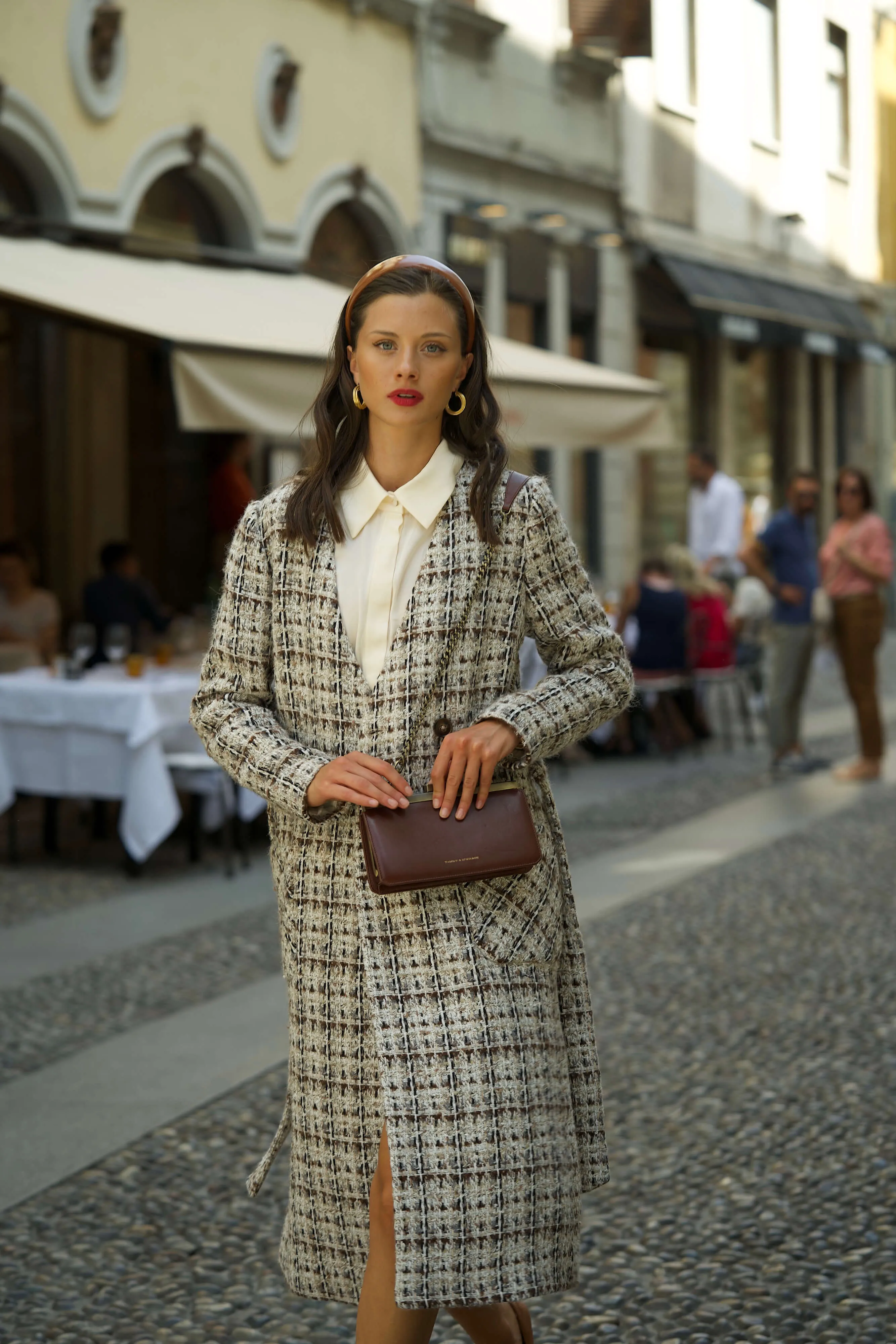 Blaire Plaid Coat sold by GAALA product image thumbnail 5