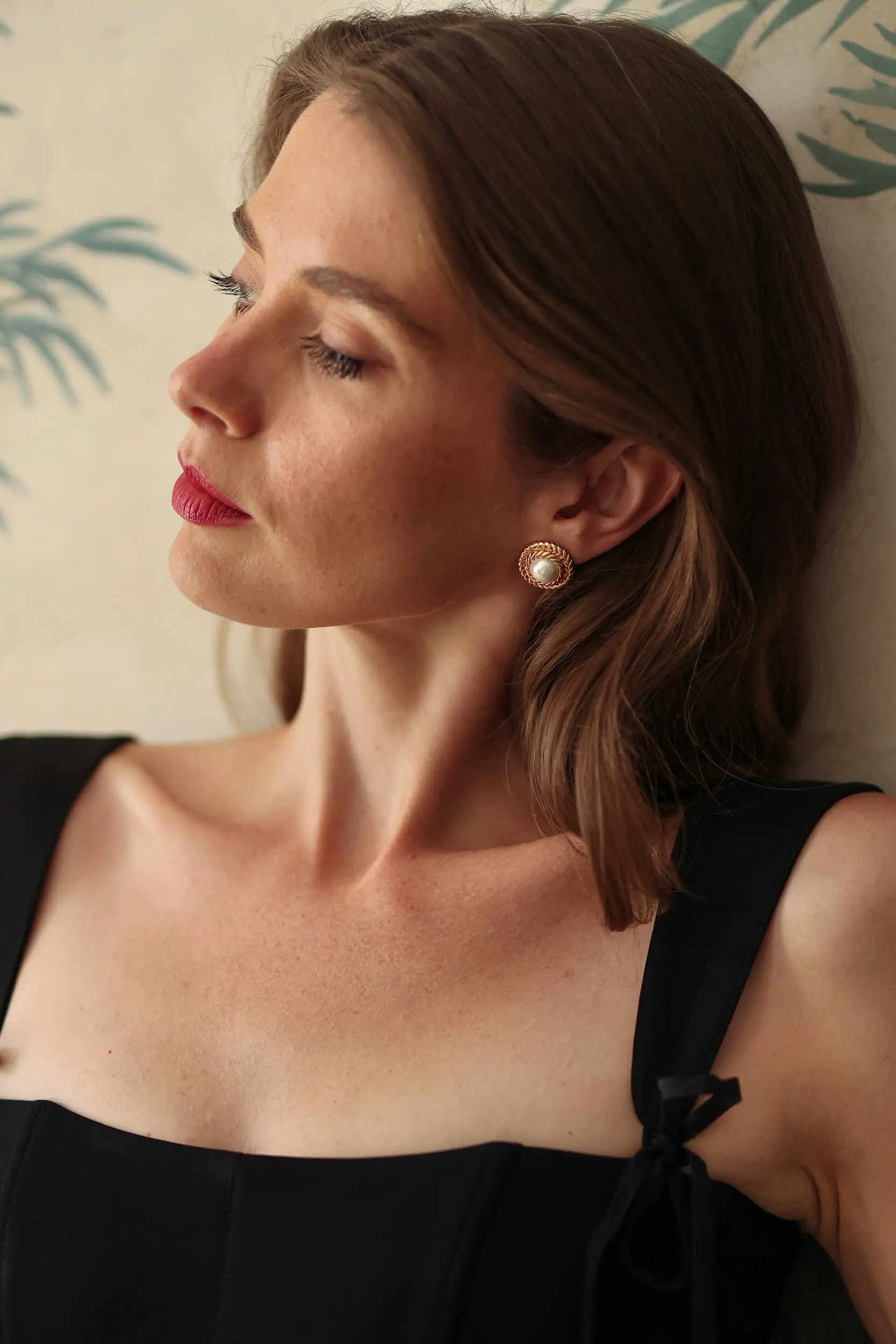 June Birthstone Earrings - Pearl sold by GAALA product image thumbnail 2