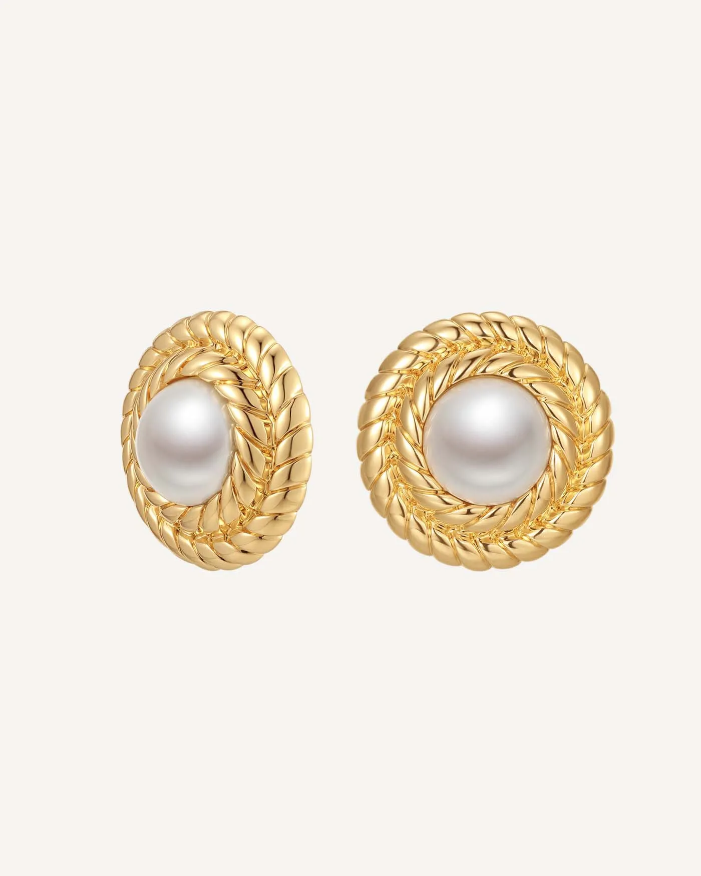 June Birthstone Earrings - Pearl sold by GAALA product image thumbnail 5