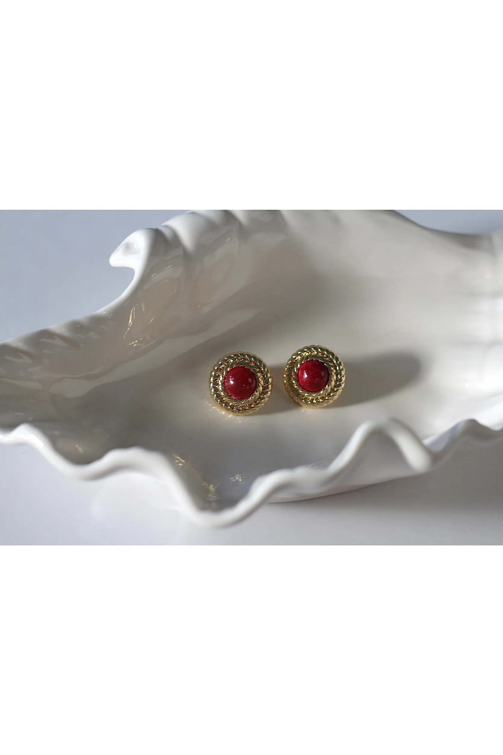 July Birthstone Earrings - Pink Ruby sold by GAALA product image thumbnail 5