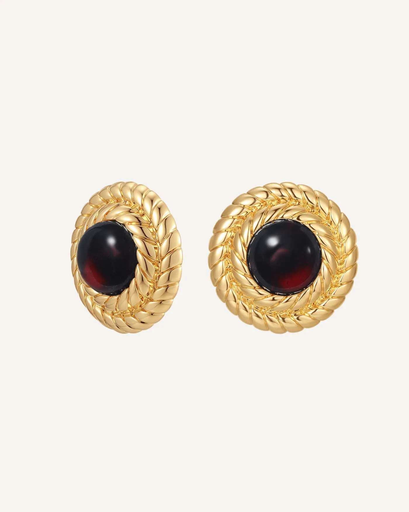 January Birthstone Earrings - Garnet sold by GAALA product image thumbnail 4