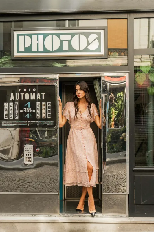 Caroline Button-Down Dress sold by GAALA