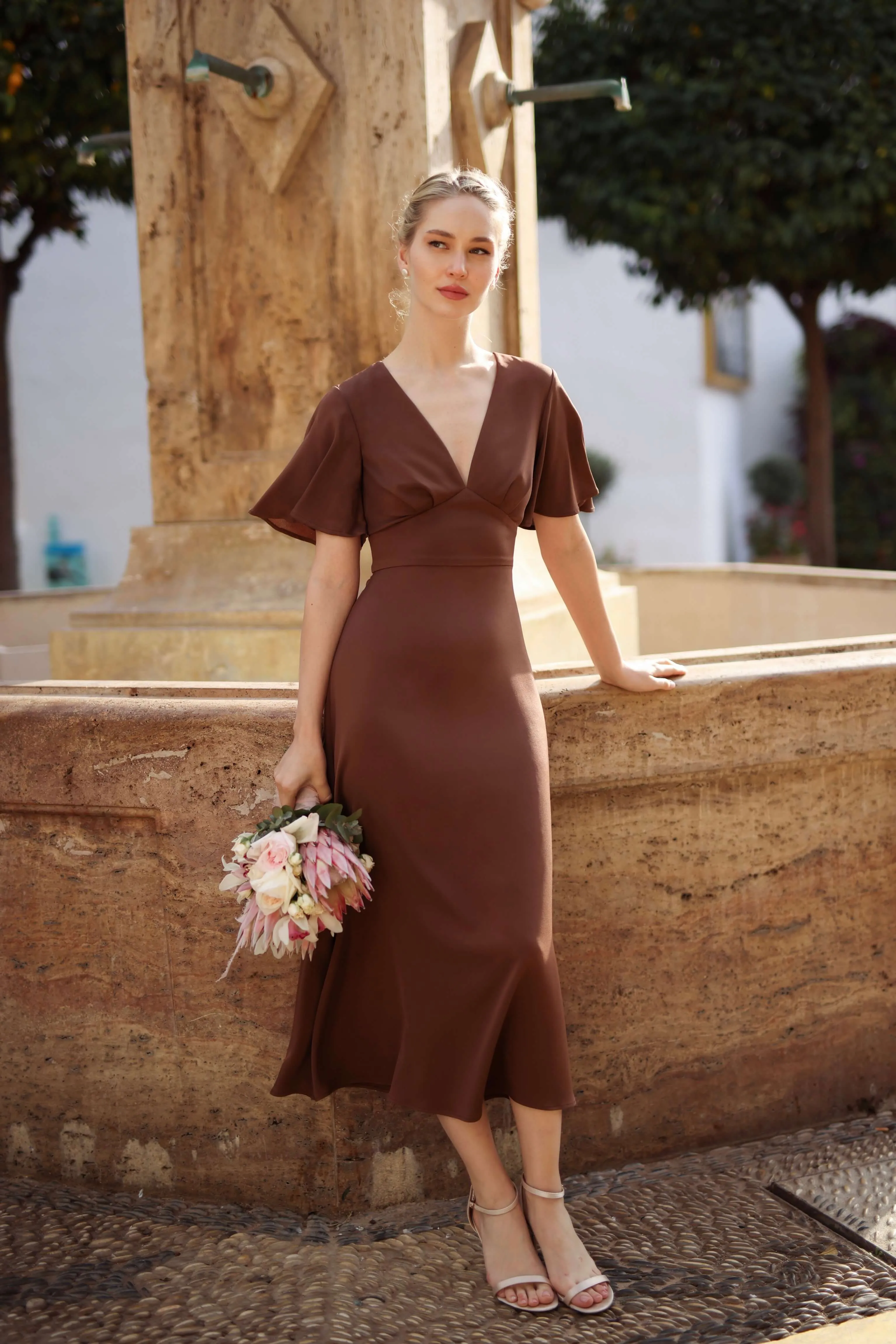 Coralie Silk Dress sold by GAALA product image thumbnail 4