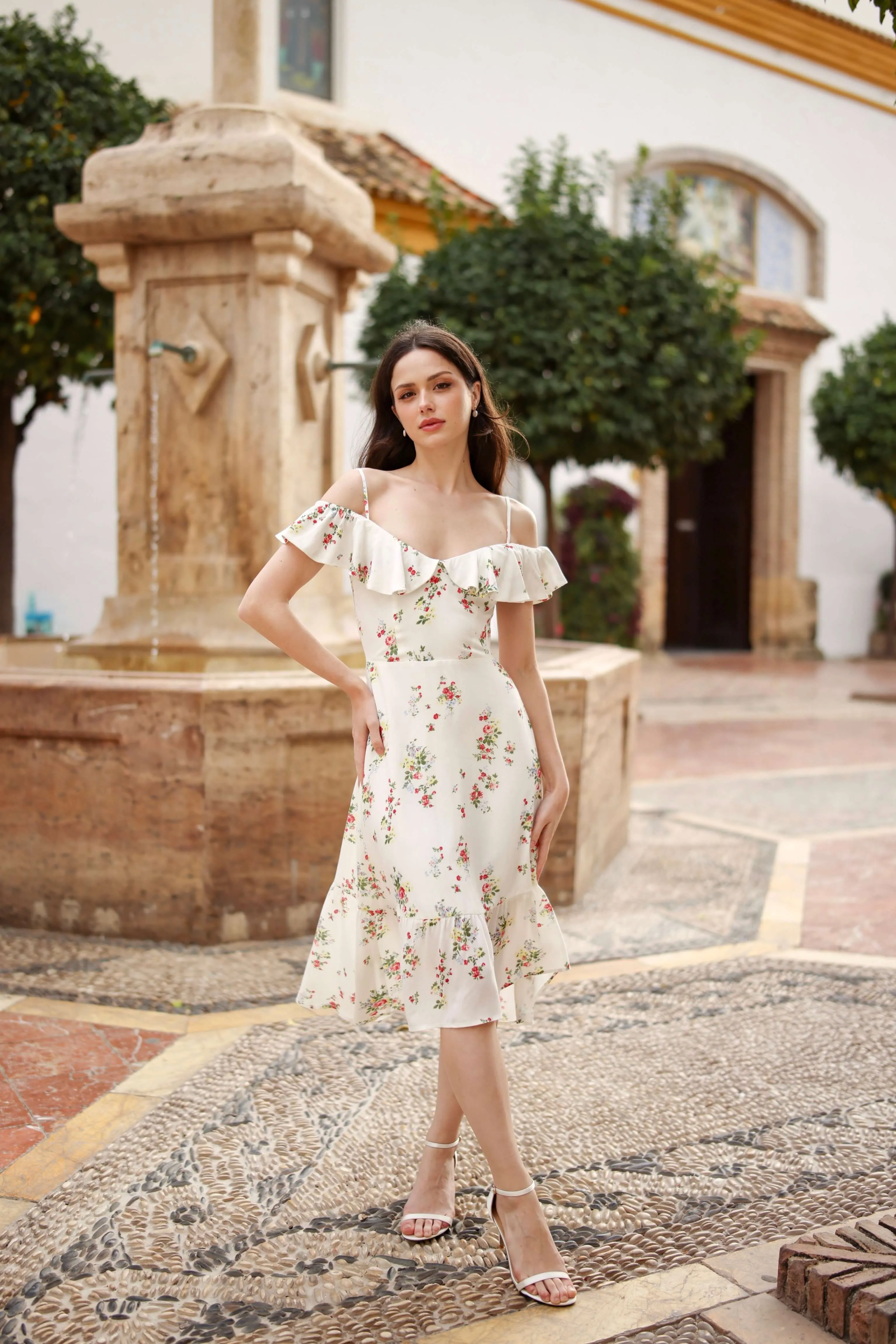Elodie Ruffle Dress sold by GAALA product image thumbnail 4