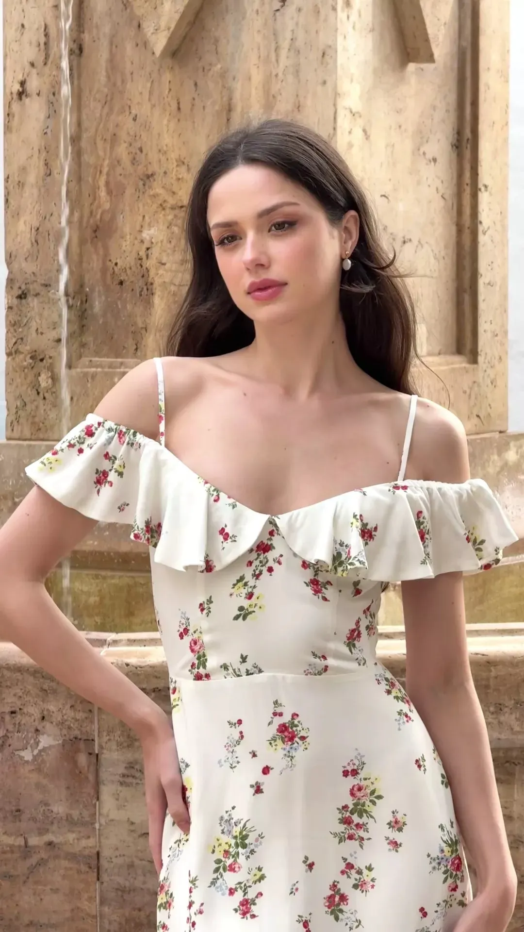 Elodie Ruffle Dress sold by GAALA product image thumbnail 3