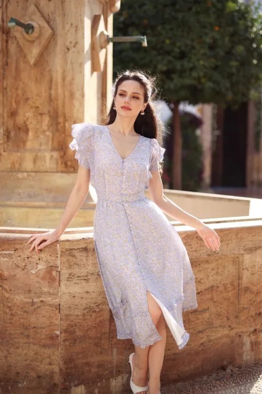 Caroline Button-Down Dress sold by GAALA