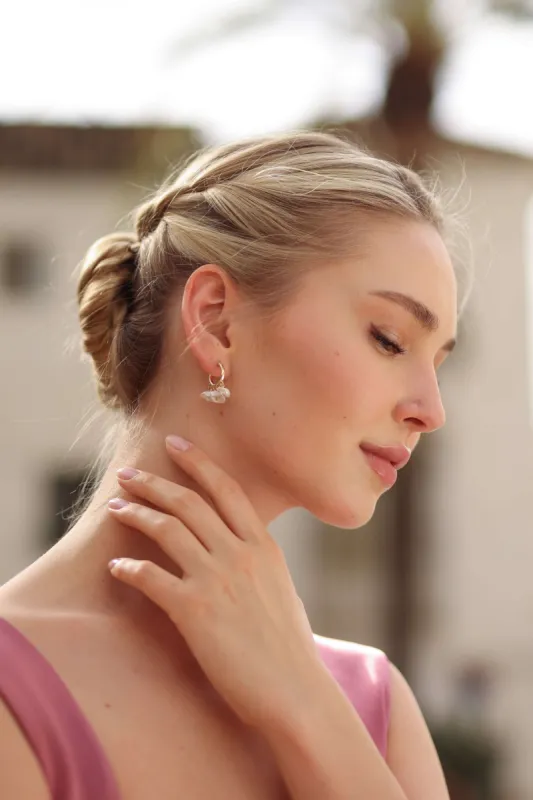 Faye Pearl Earrings sold by GAALA