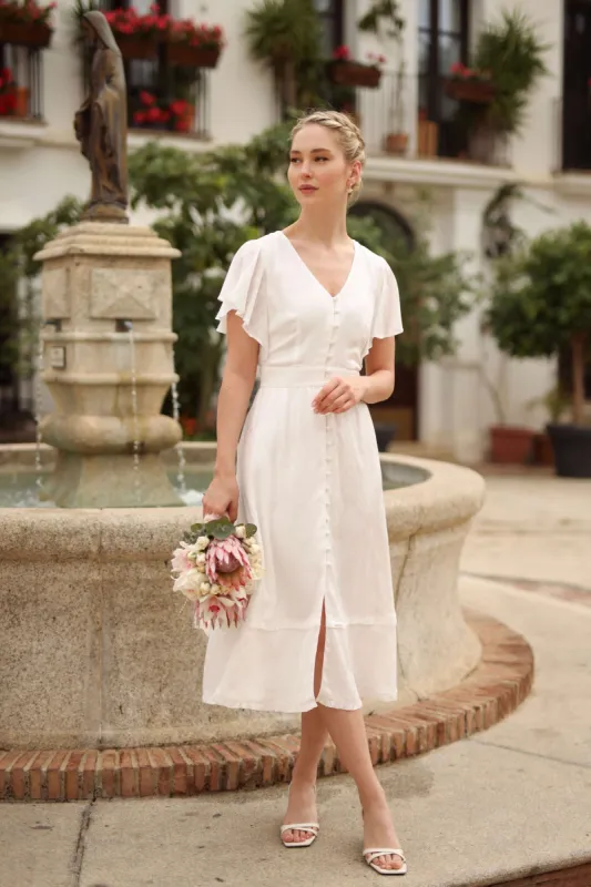 Caroline Button-Down Dress sold by GAALA