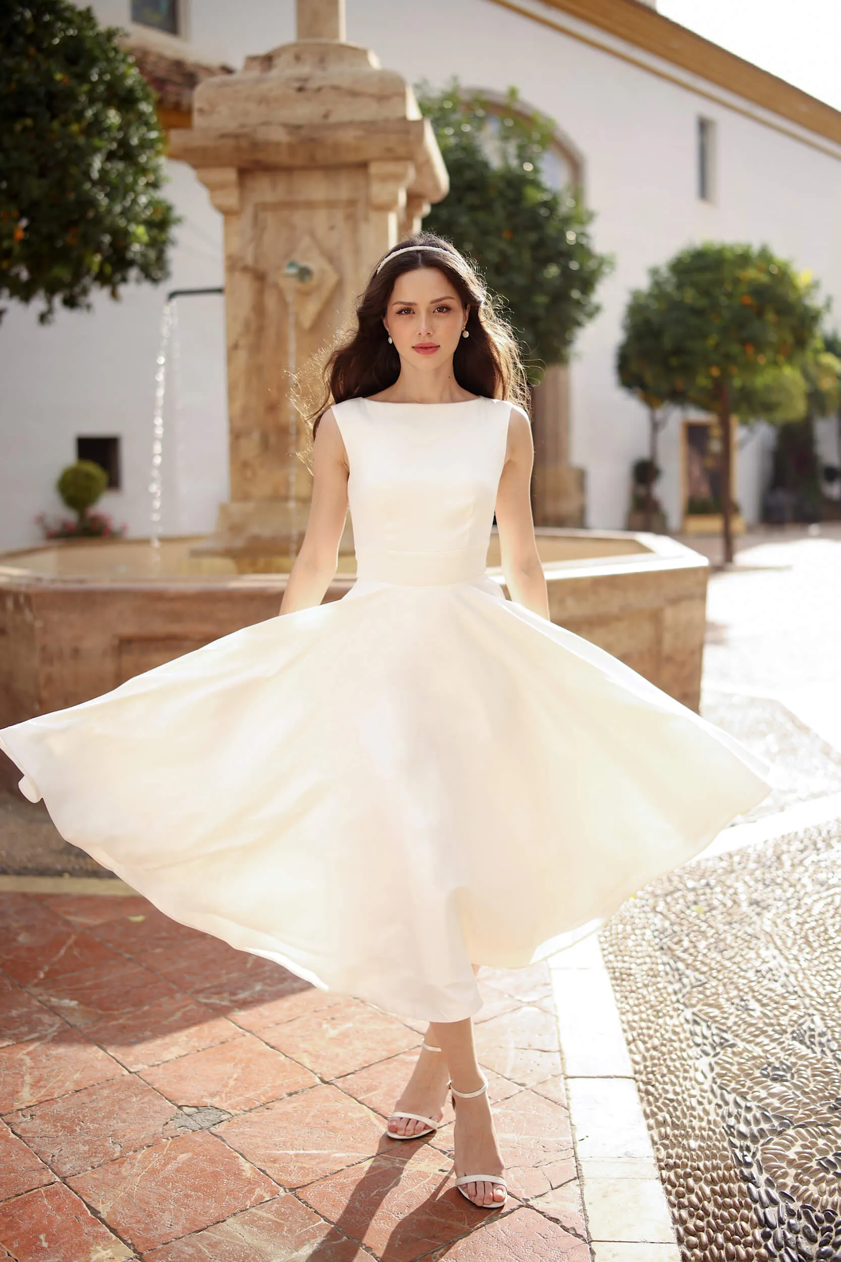 Violetta A line Midi Dress sold by GAALA