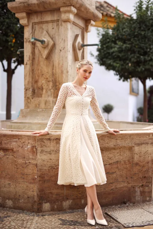 Priscilla Midi Dress sold by GAALA