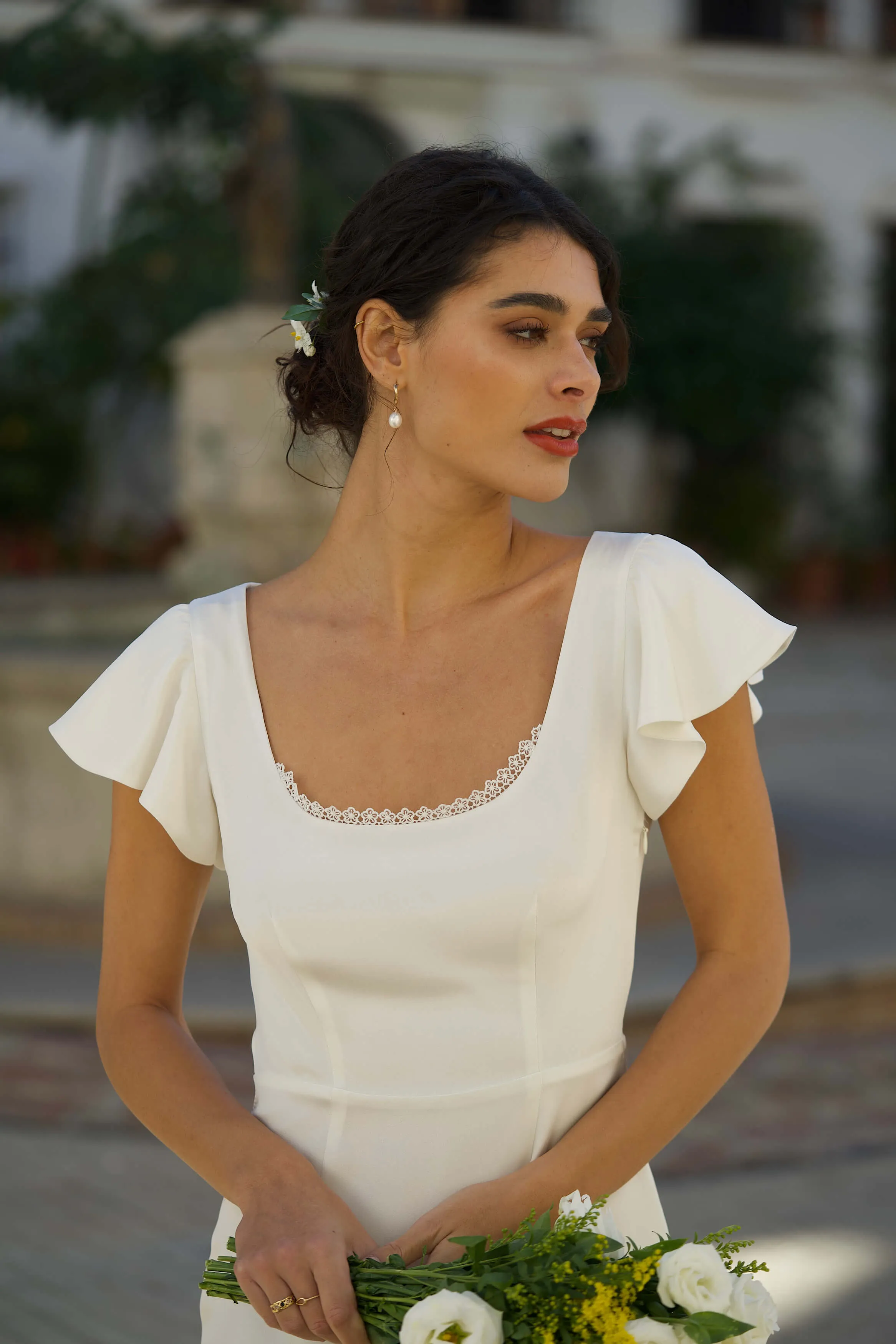 Rowena Ruffle Dress sold by GAALA product image thumbnail 4
