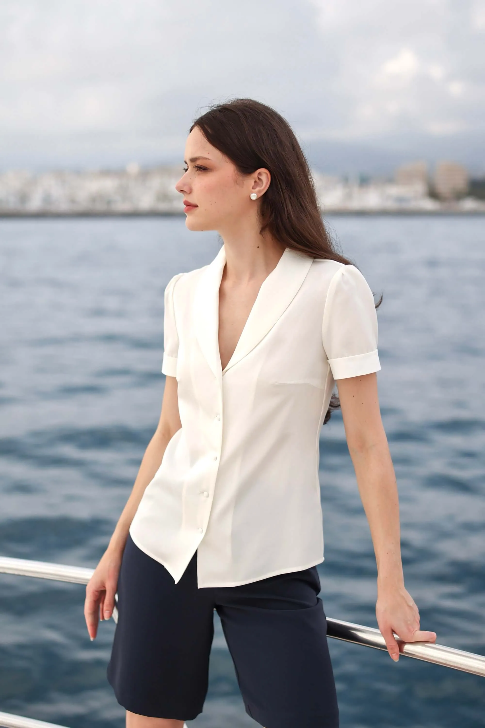 Lexi Silk Blouse sold by GAALA product image thumbnail 3