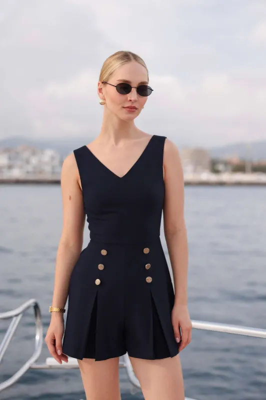 Andrea Short Jumpsuit sold by GAALA