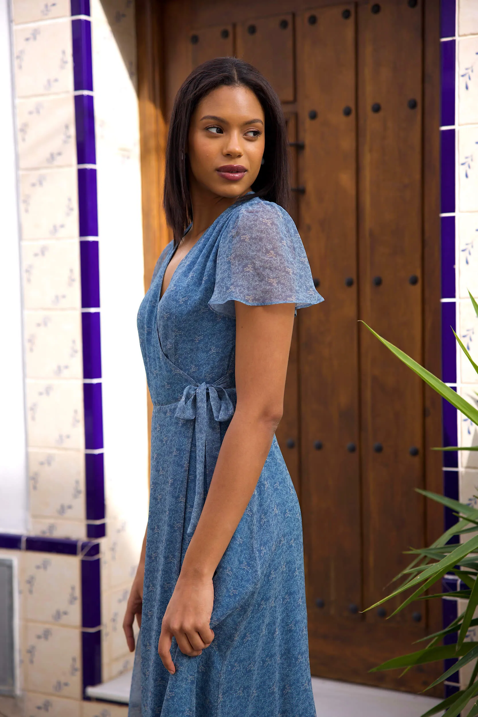 Arlette Wrap Dress sold by GAALA product image thumbnail 3