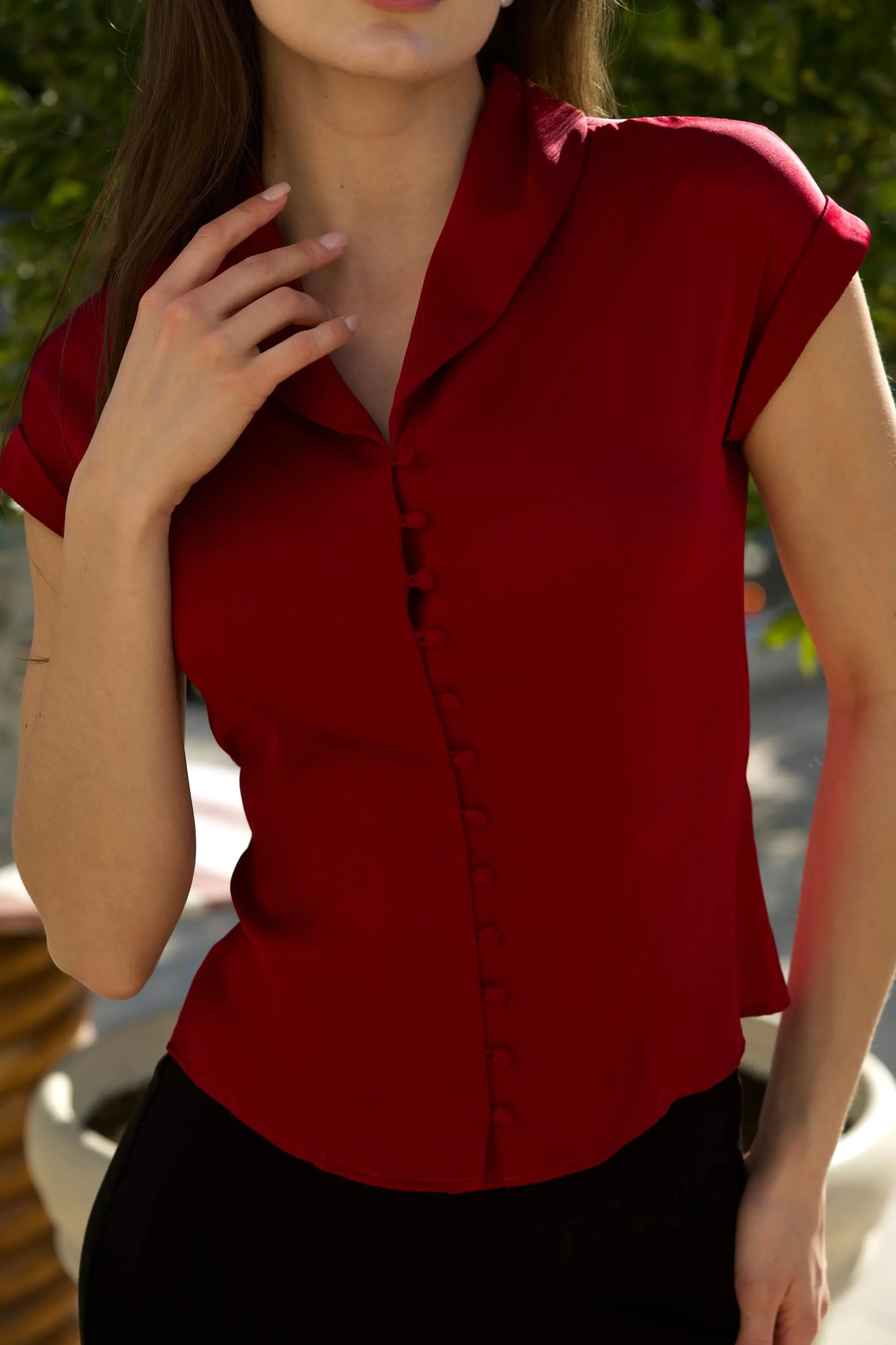 Mirielle Silk Blouse sold by GAALA product image thumbnail 5
