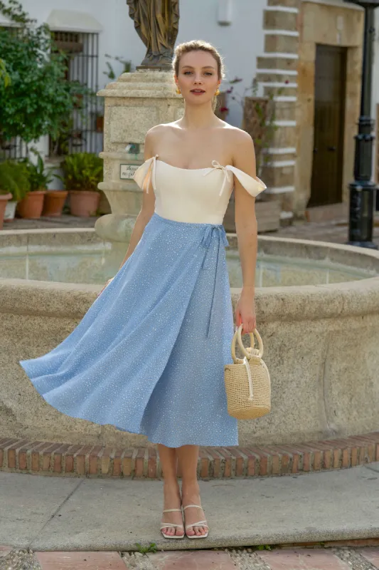 Mara Wrap Skirt sold by GAALA