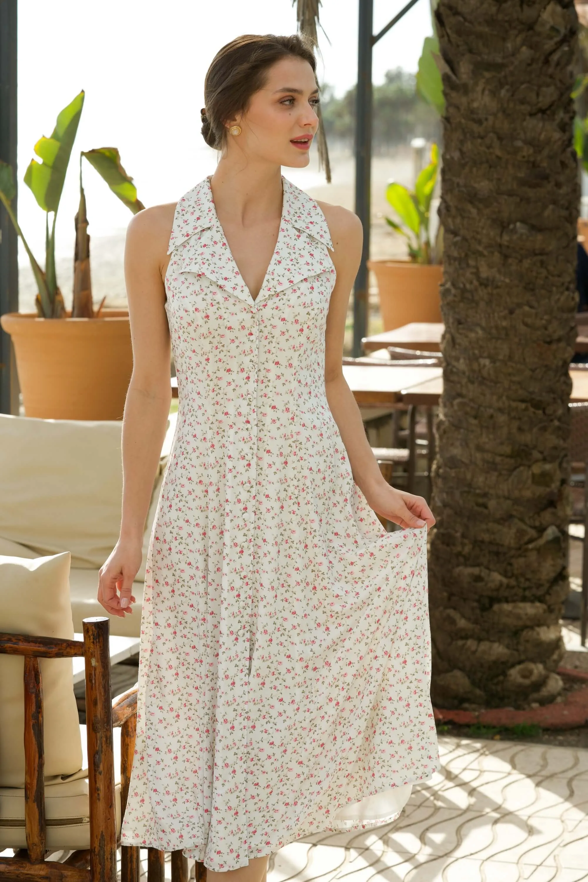 Clarice Halter Top Dress sold by GAALA product image thumbnail 3