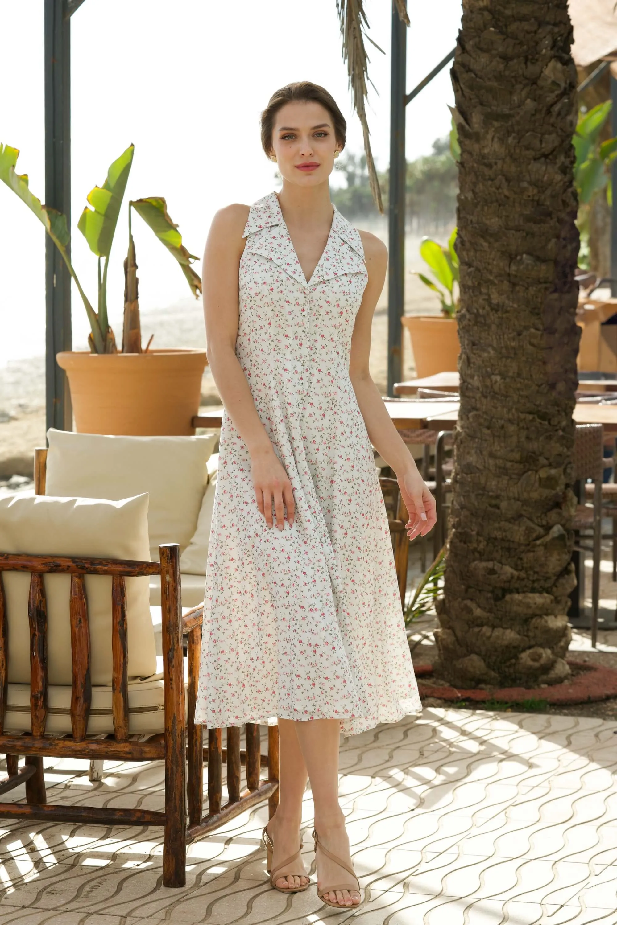 Clarice Halter Top Dress sold by GAALA product image thumbnail 4