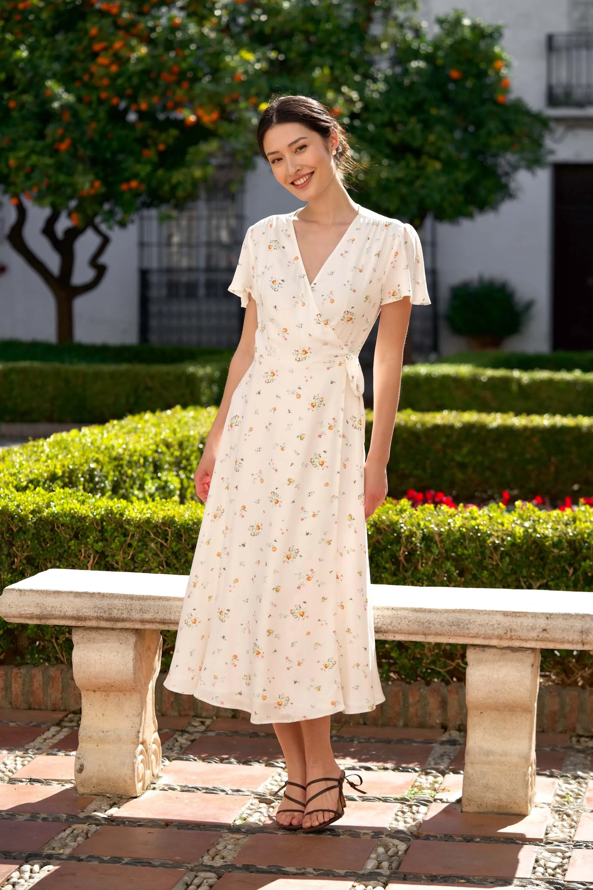 Arlette Wrap Dress sold by GAALA