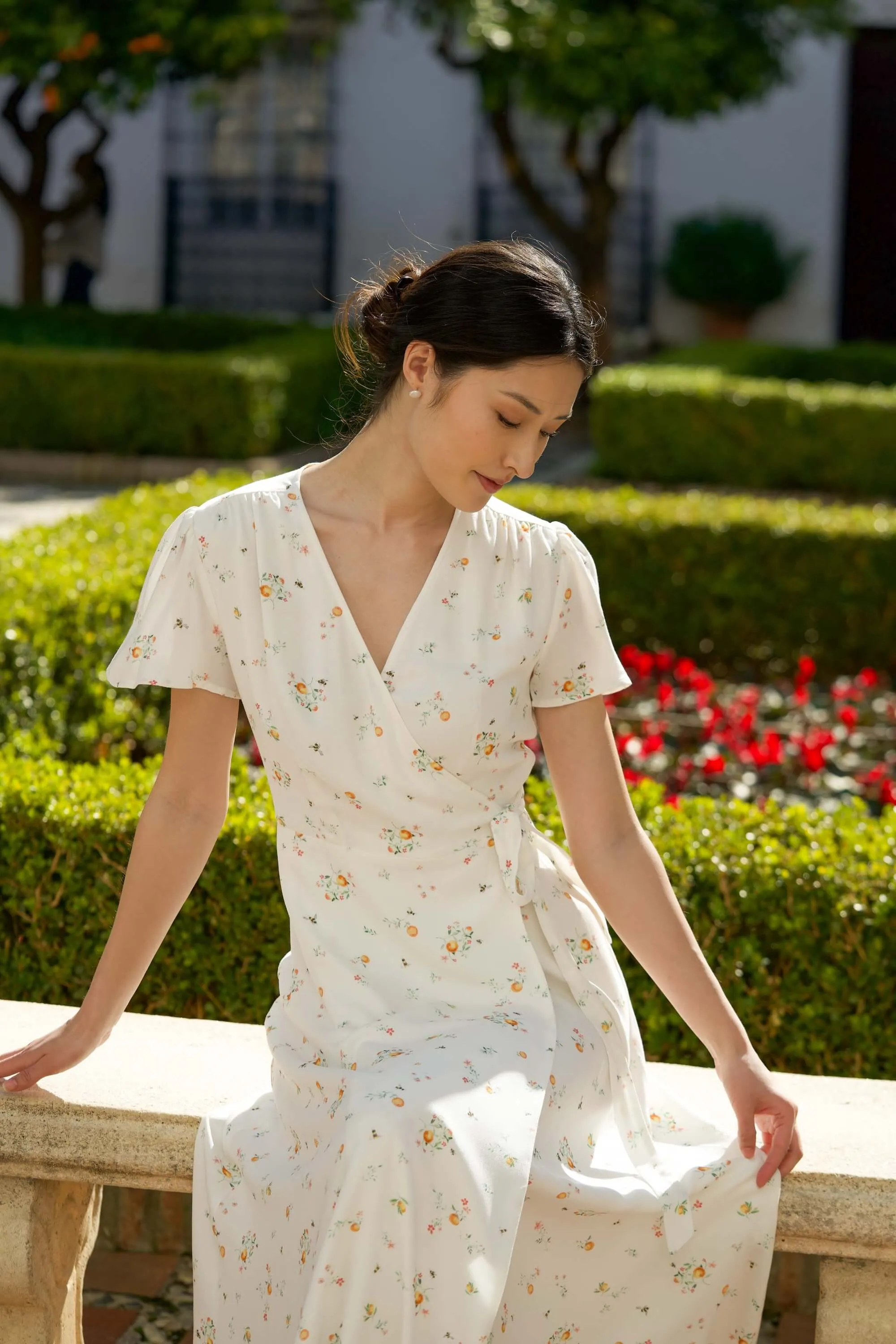 Arlette Wrap Dress sold by GAALA product image thumbnail 4