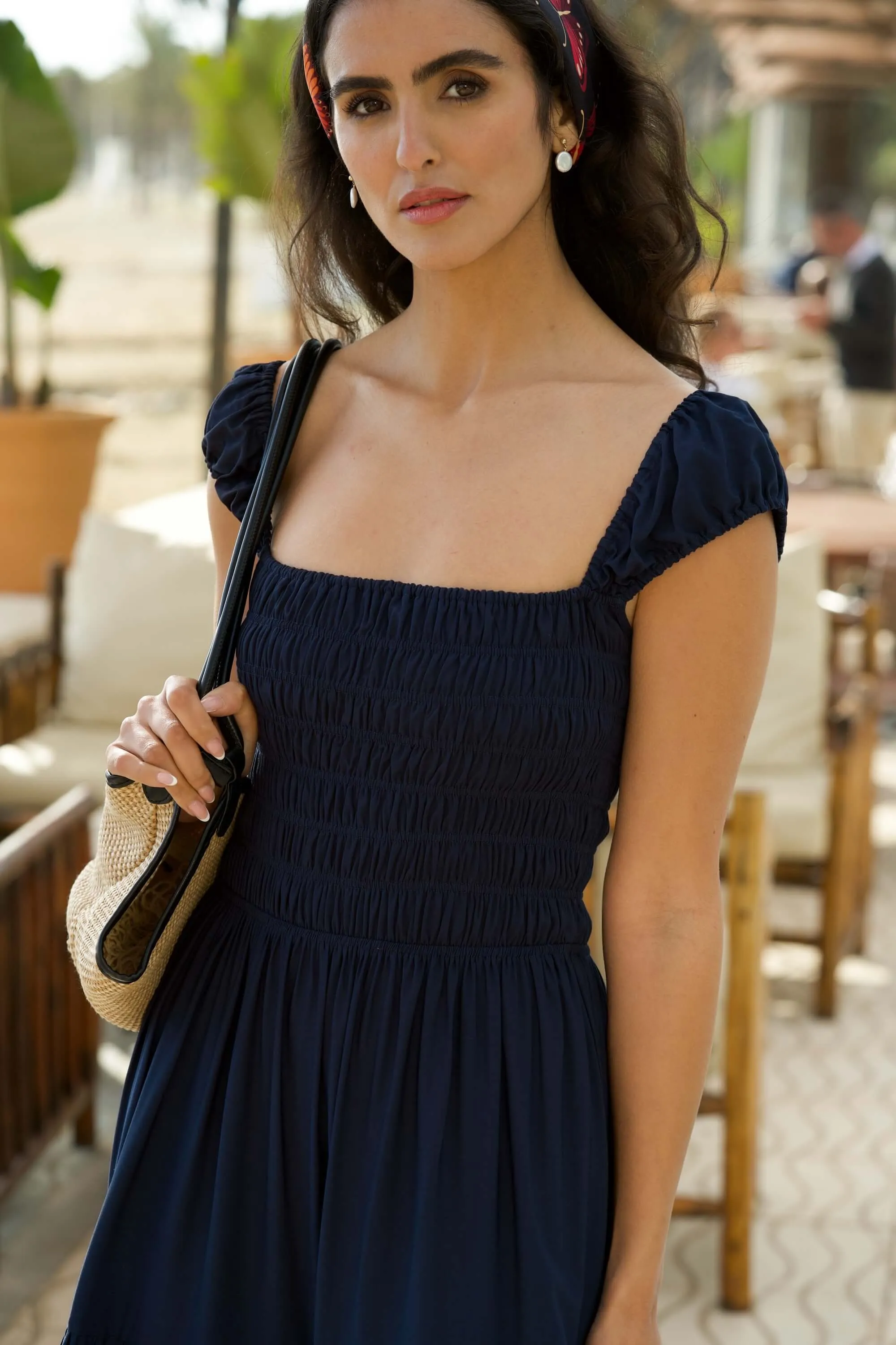 Lucette Smocked Dress sold by GAALA product image thumbnail 5