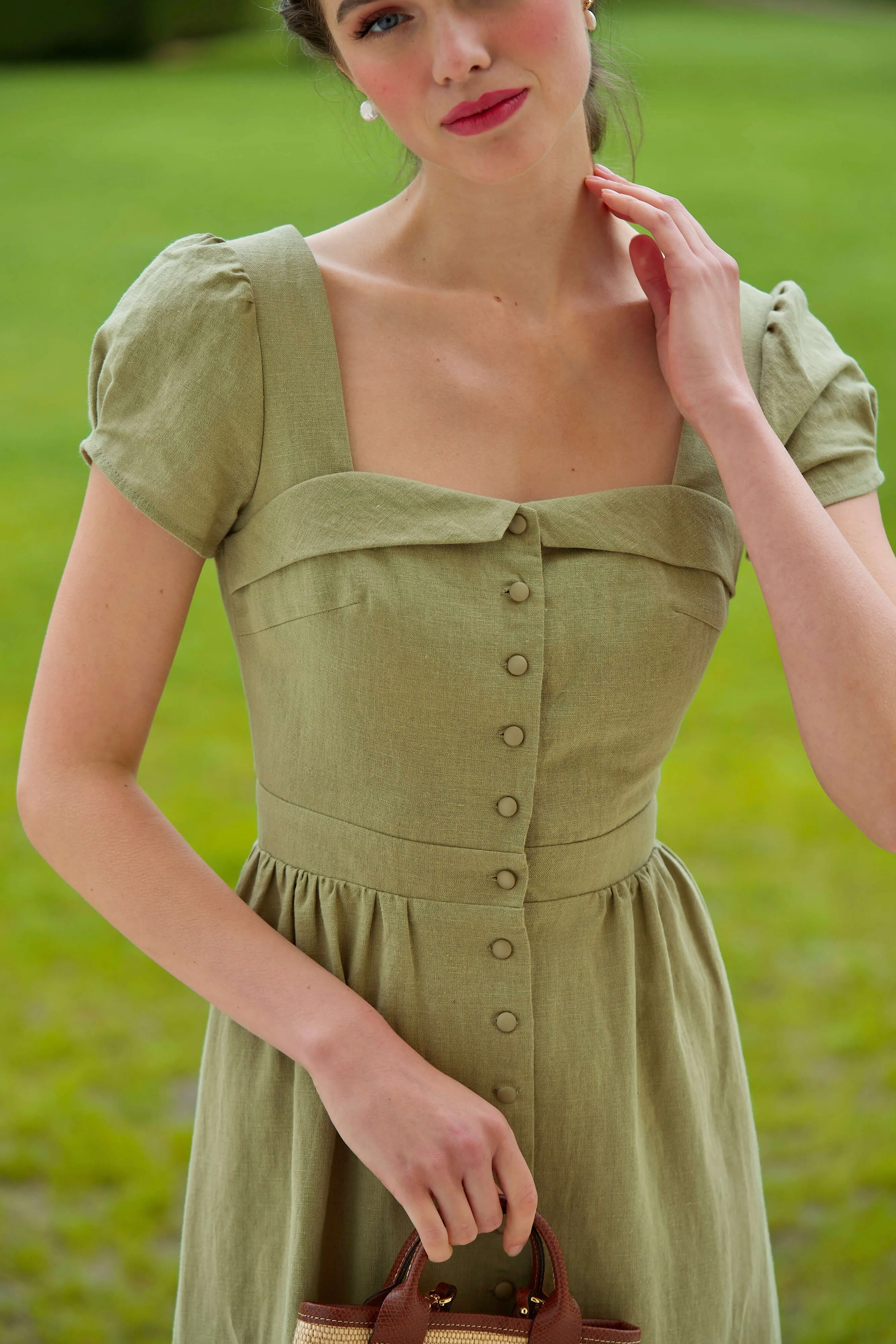 Estelle Linen Dress sold by GAALA product image thumbnail 4