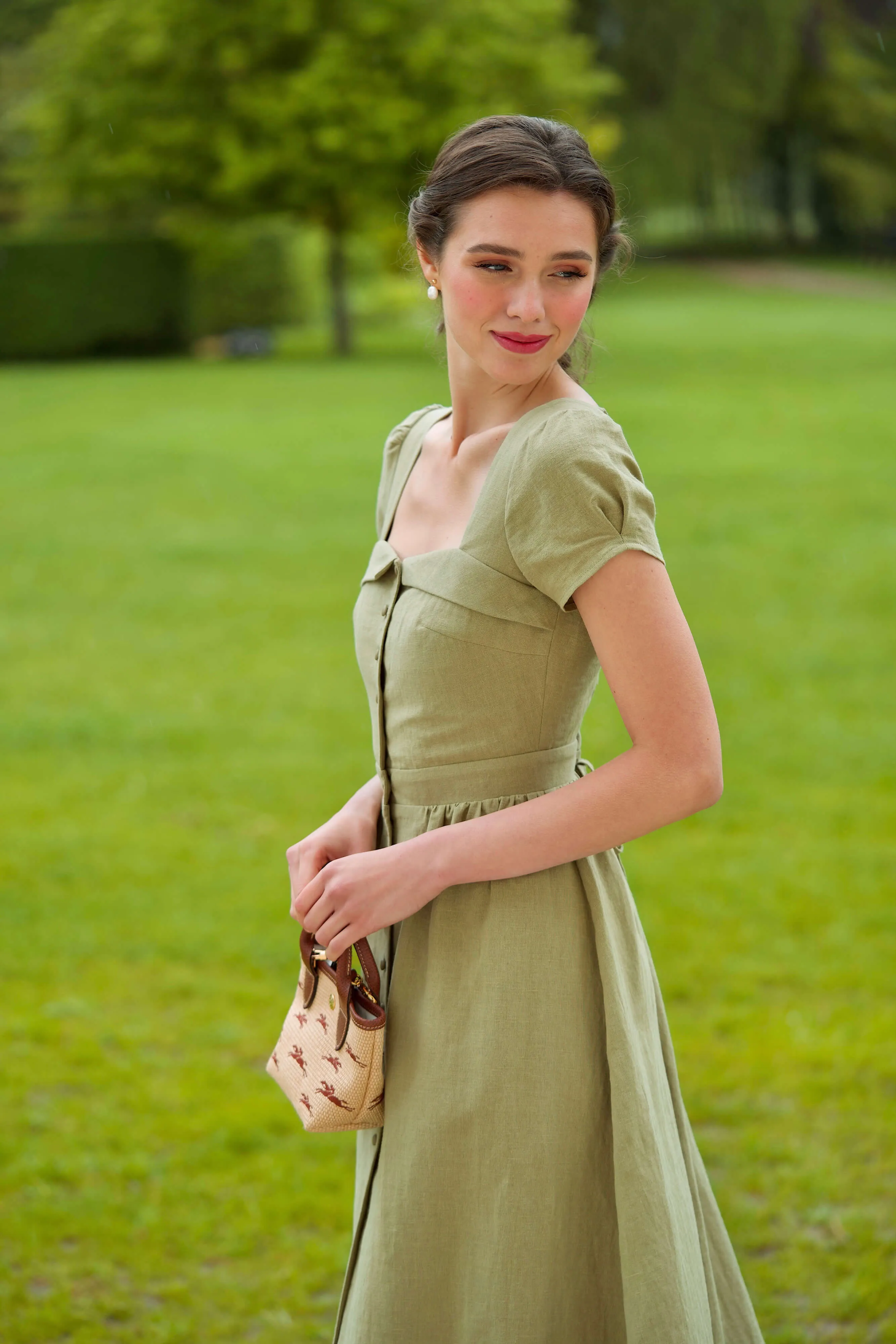 Estelle Linen Dress sold by GAALA product image thumbnail 3