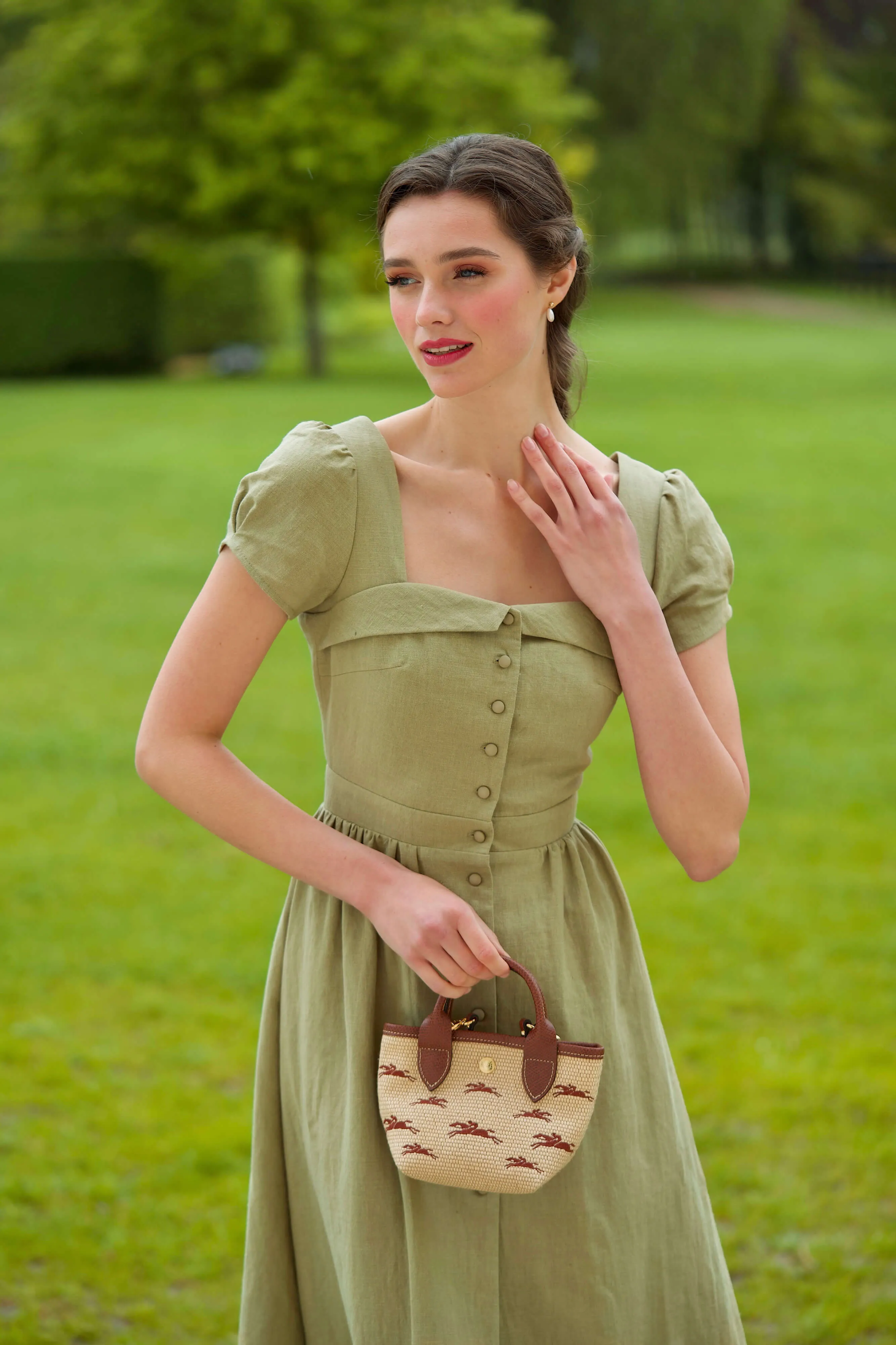 Estelle Linen Dress sold by GAALA