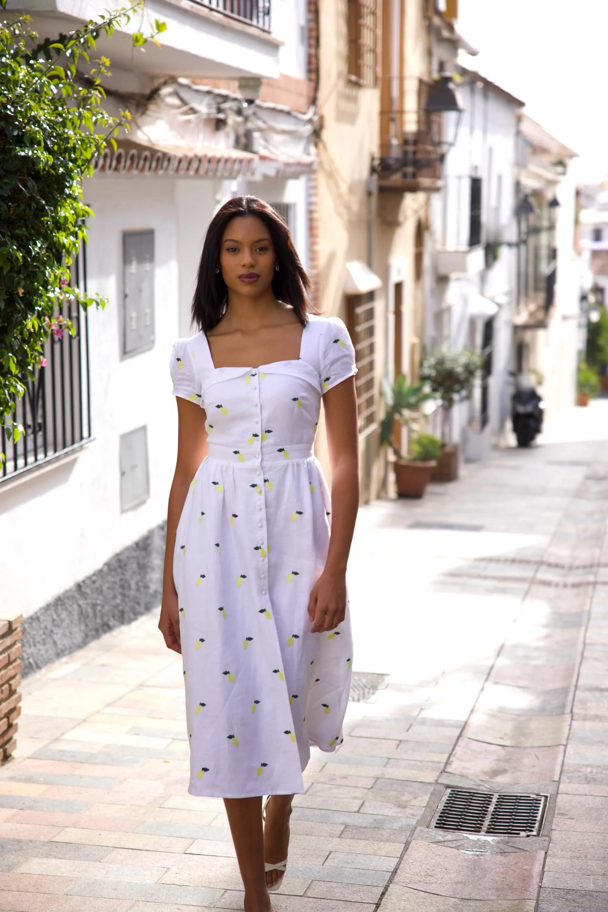 Estelle Linen Dress sold by GAALA