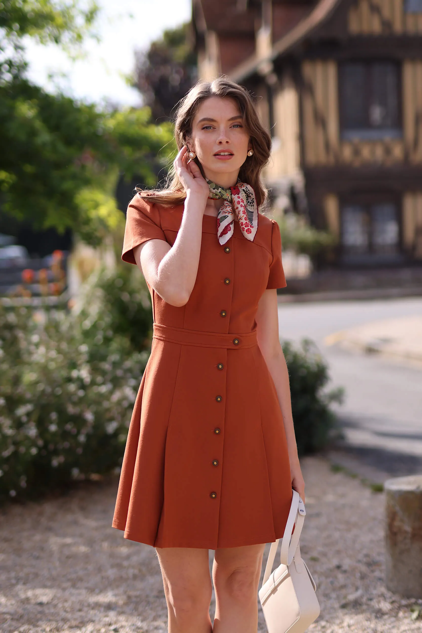 Rina Button Down Dress sold by GAALA product image thumbnail 4