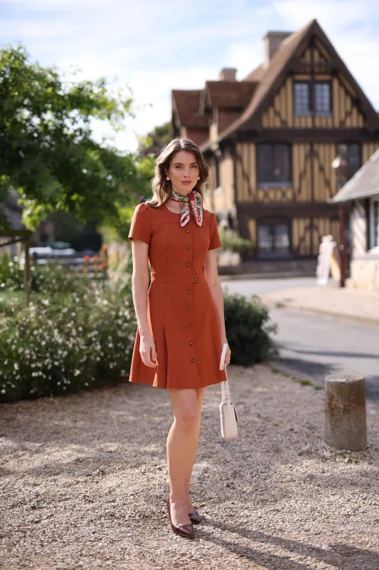 Rina Button Down Dress sold by GAALA