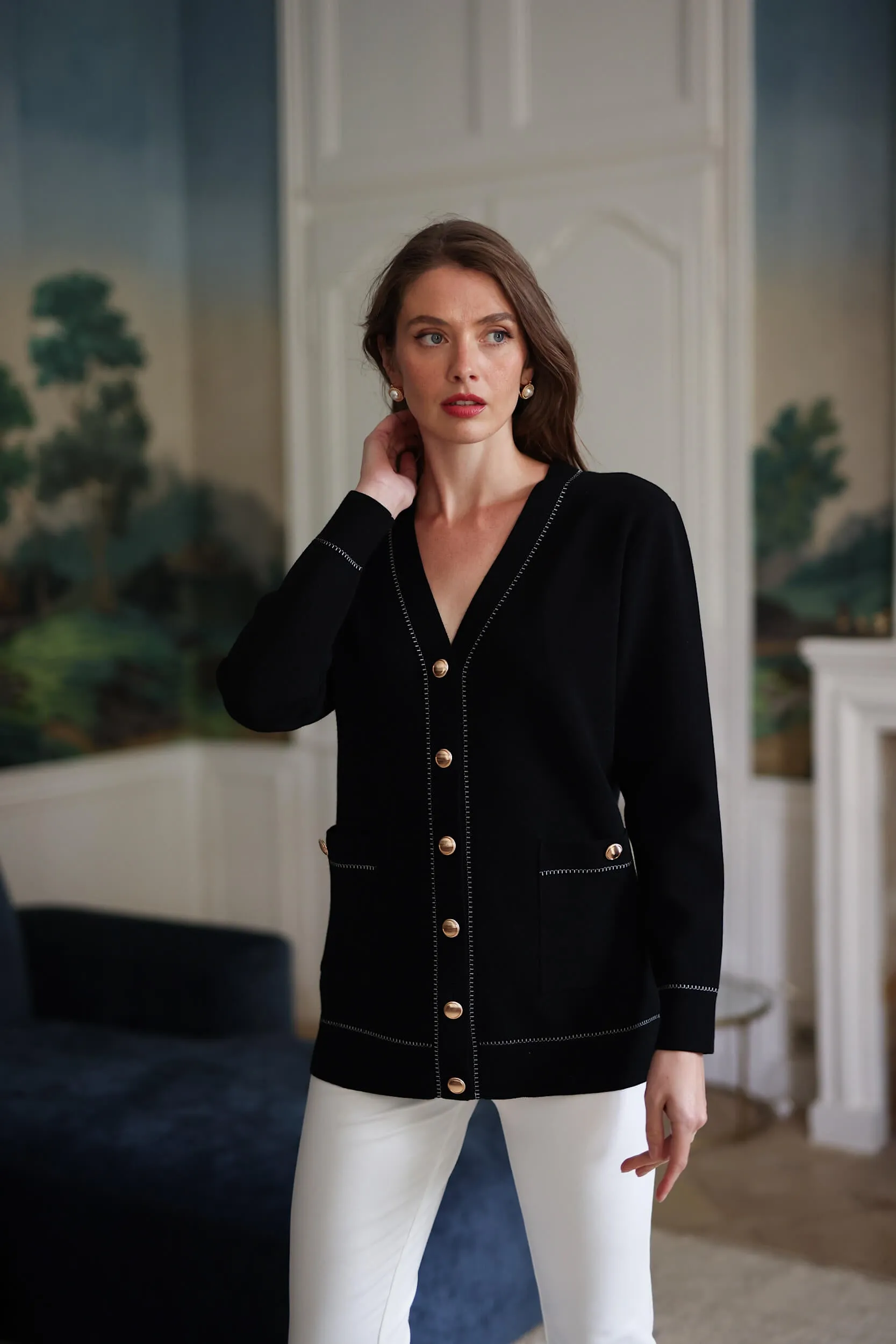 Thea Long Cardigan sold by GAALA product image thumbnail 3